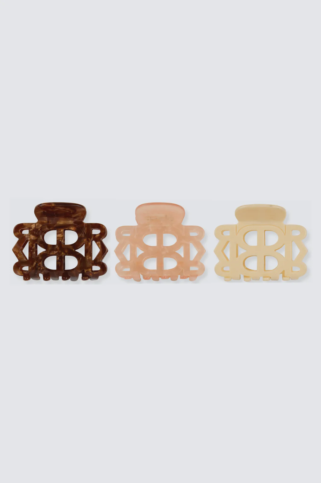 3 Piece Mini Claw Clip Set