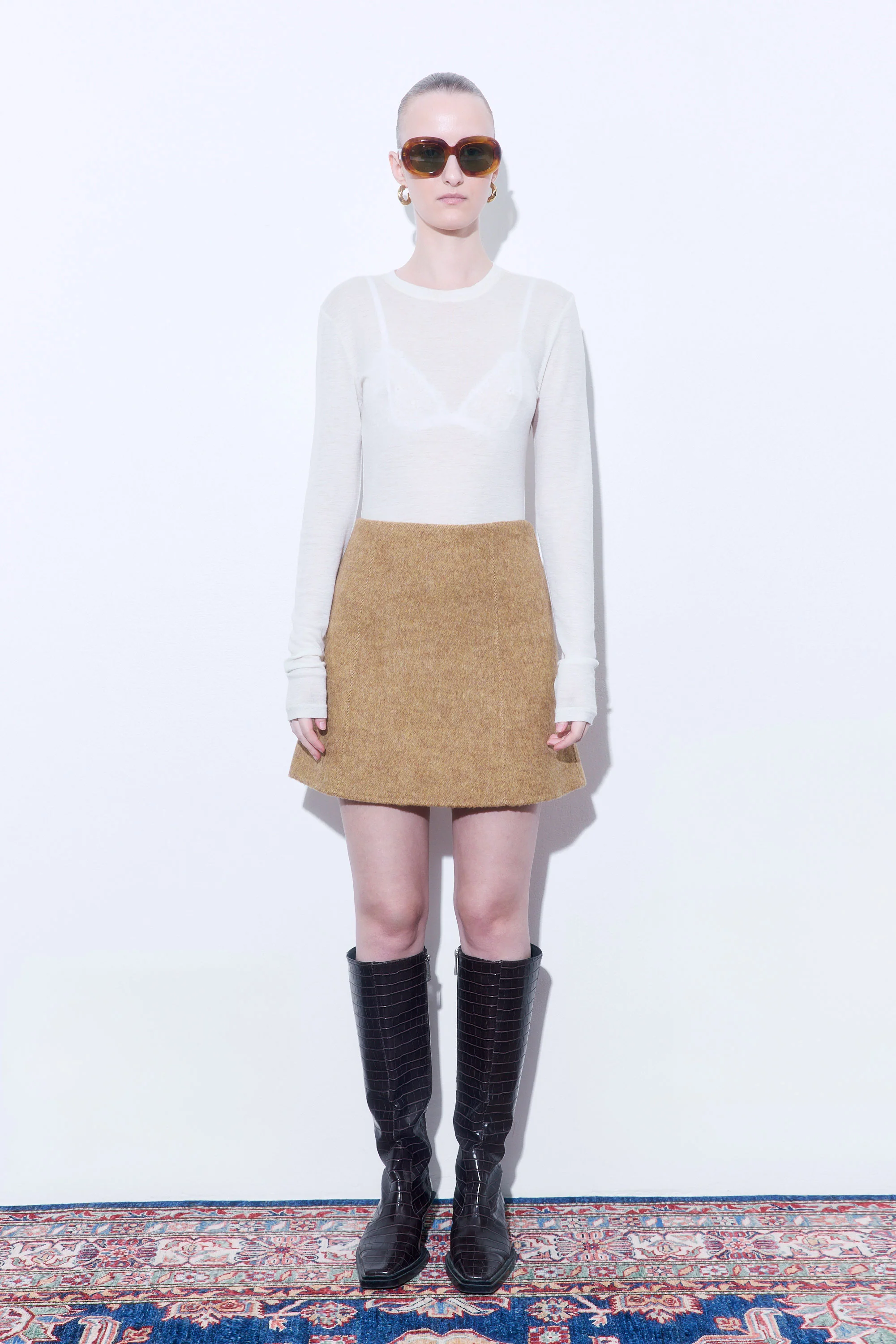A Line Mini Skirt