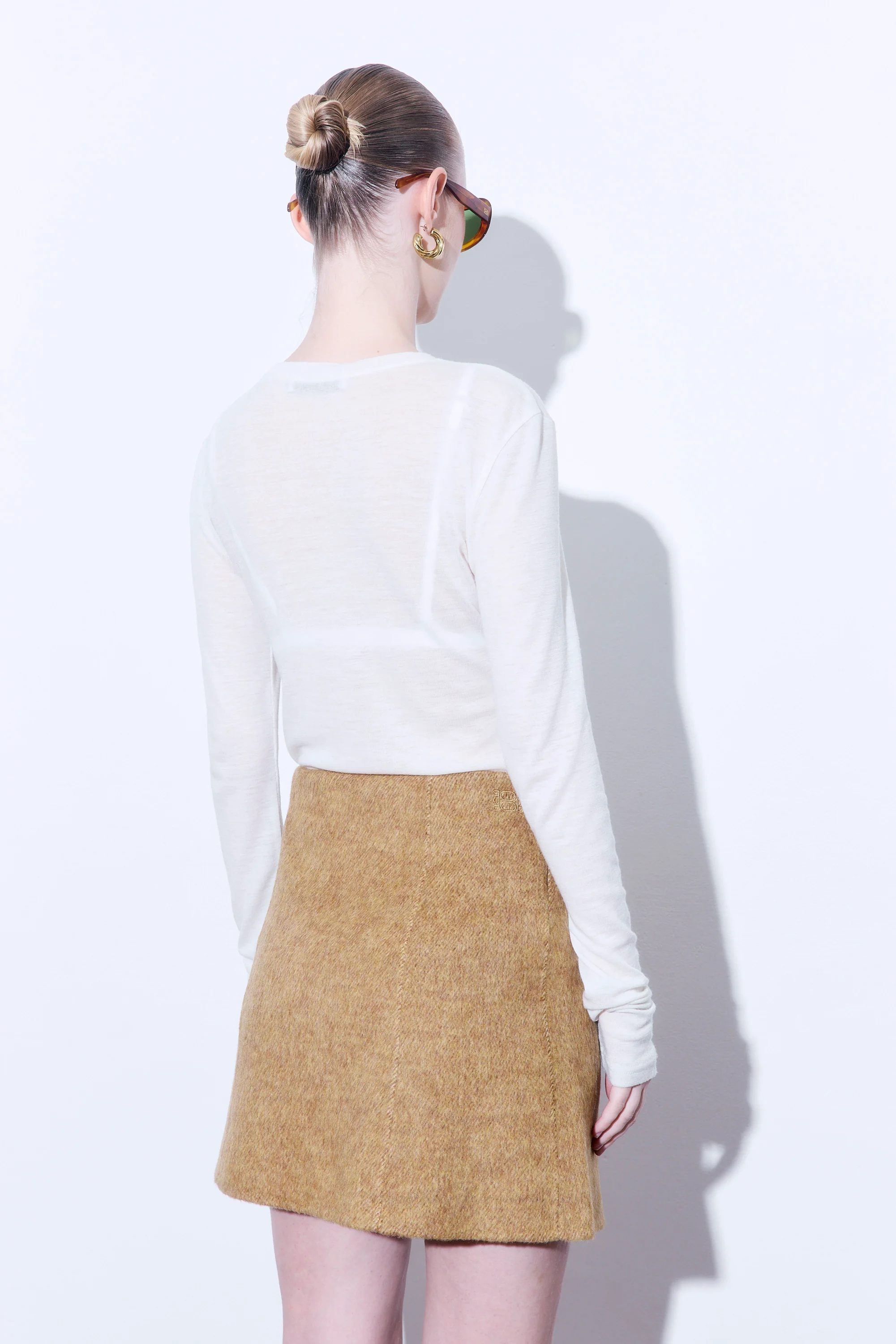 A Line Mini Skirt - Image 5