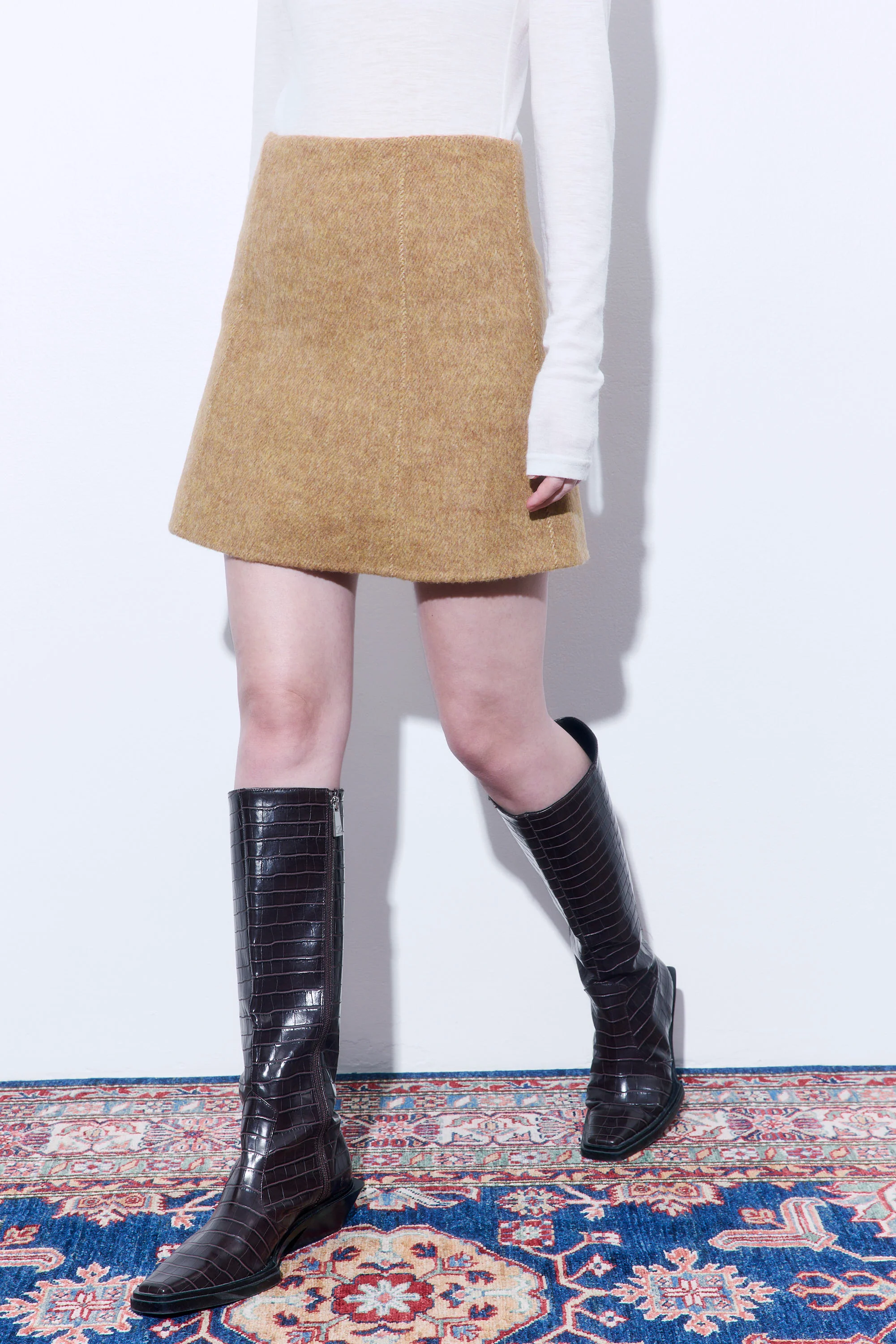 A Line Mini Skirt - Image 6