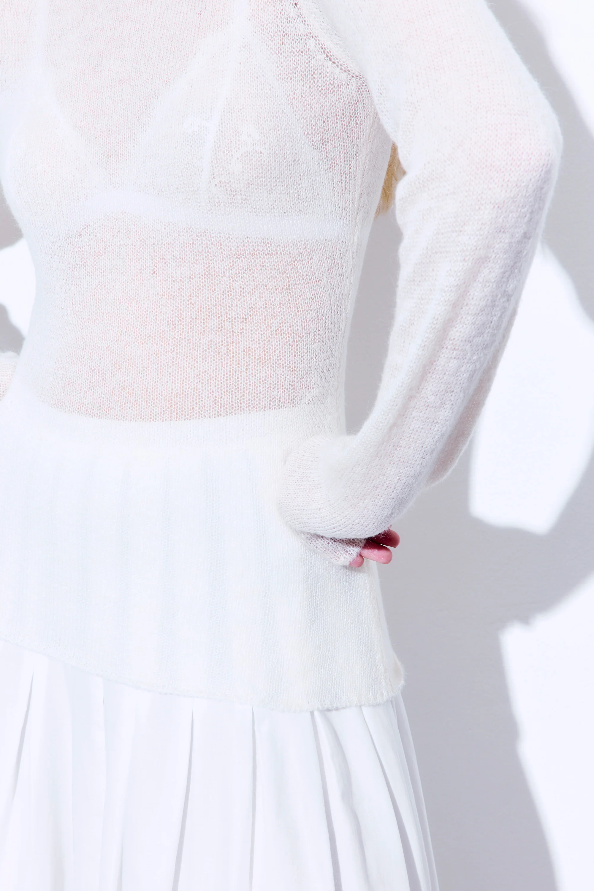 Sheer Boat Neck Long Sleeve - Image 6