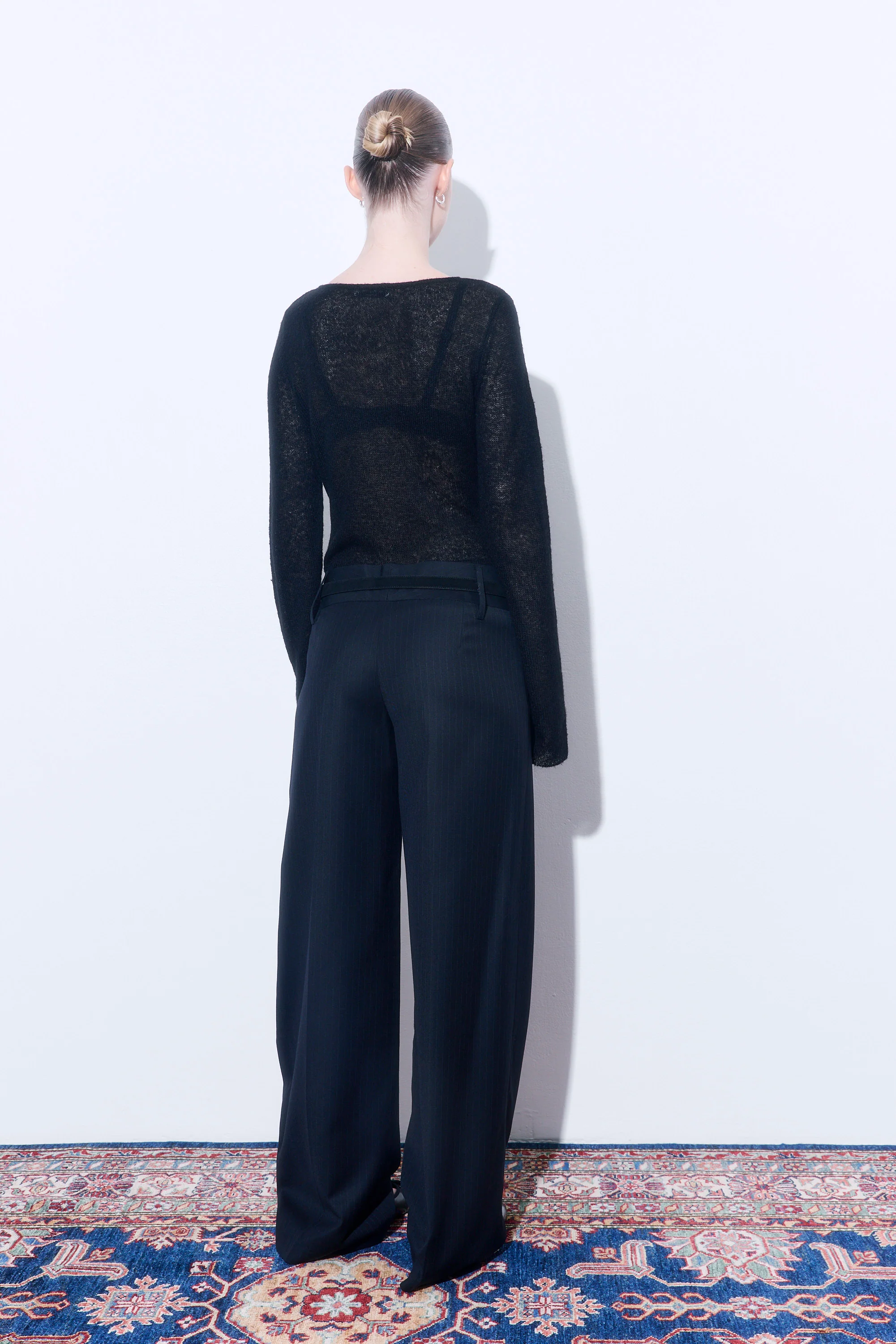 Sheer Boat Neck Long Sleeve - Image 5