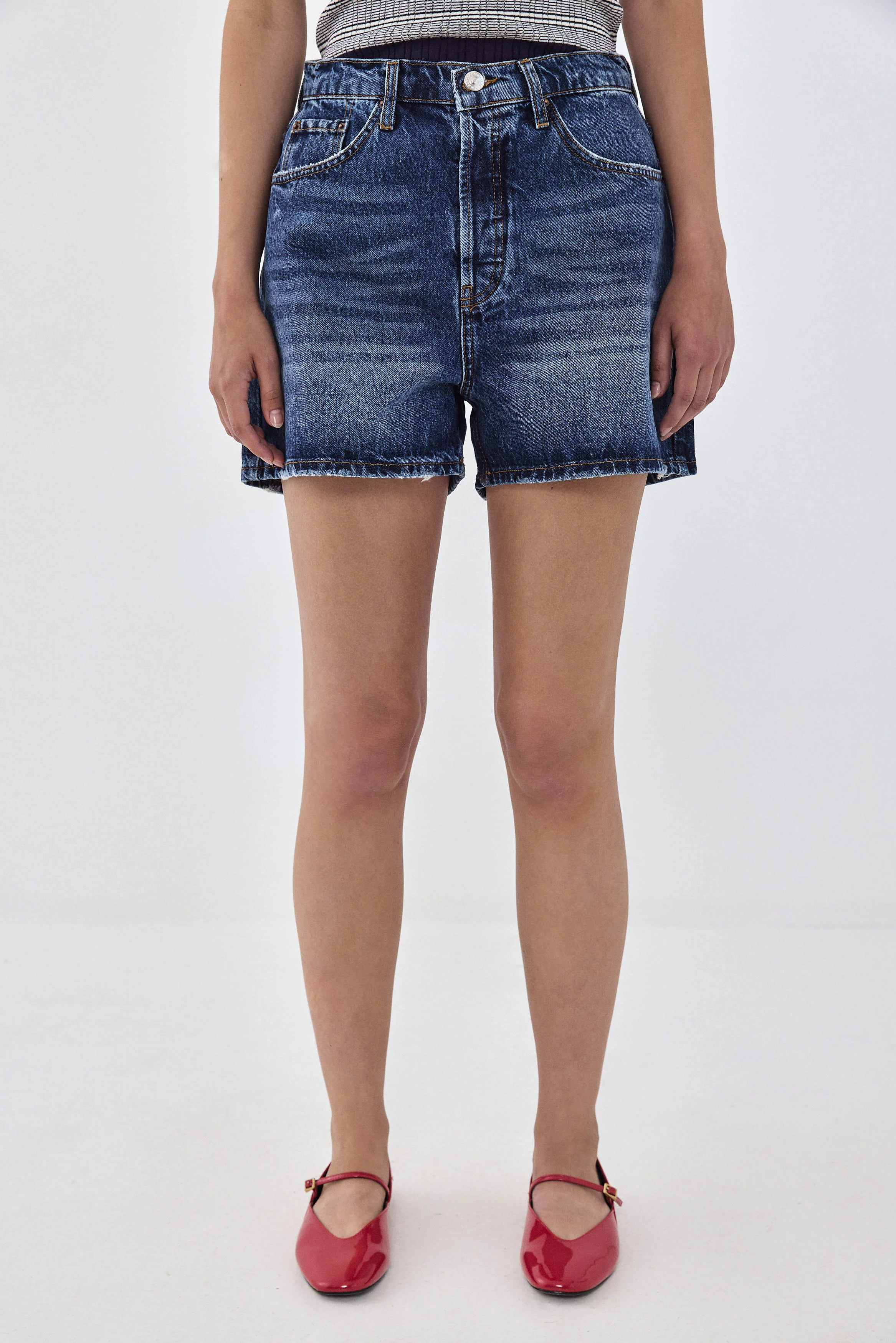 Baggy Denim Shorts - Image 2