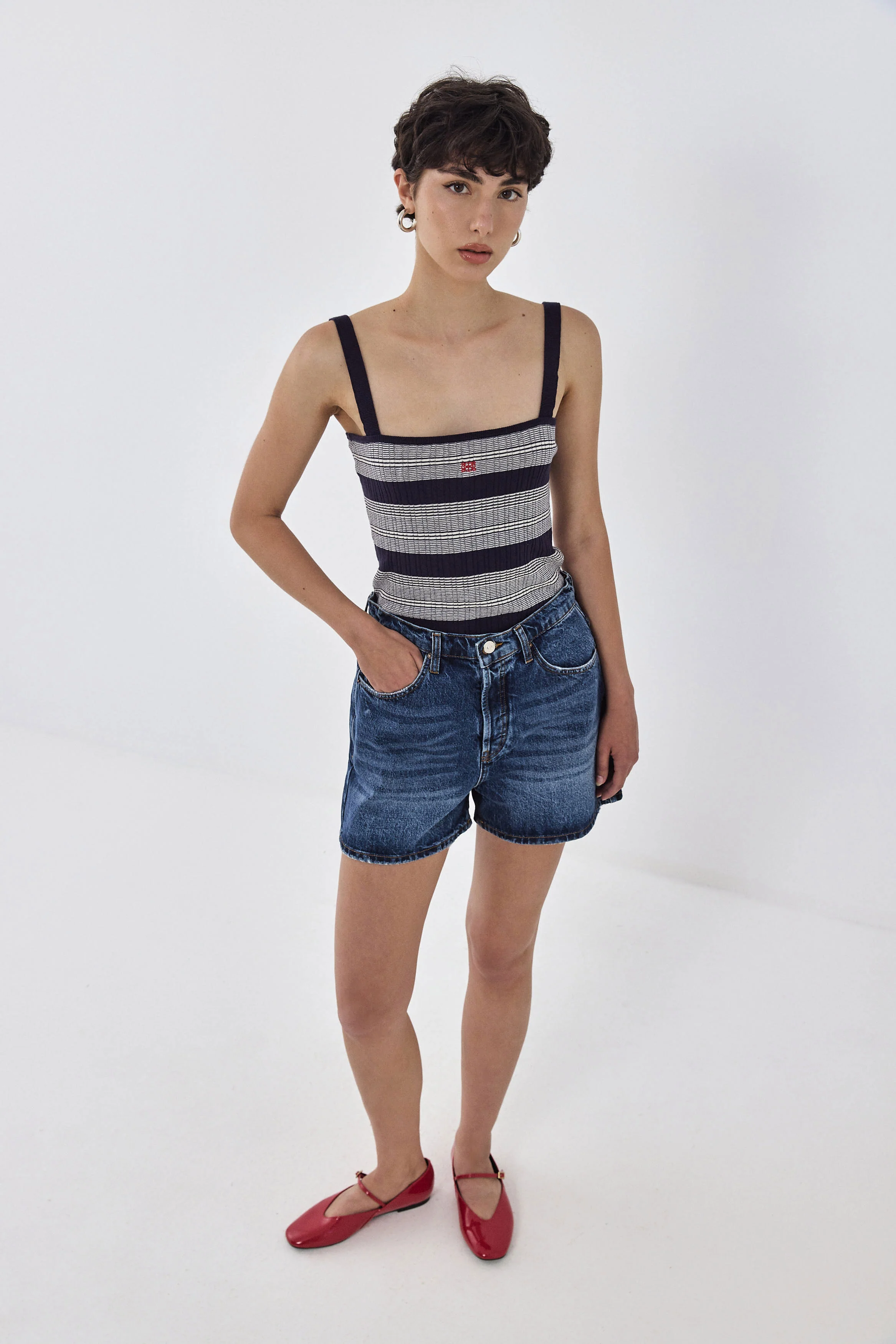 Baggy Denim Shorts - Image 3
