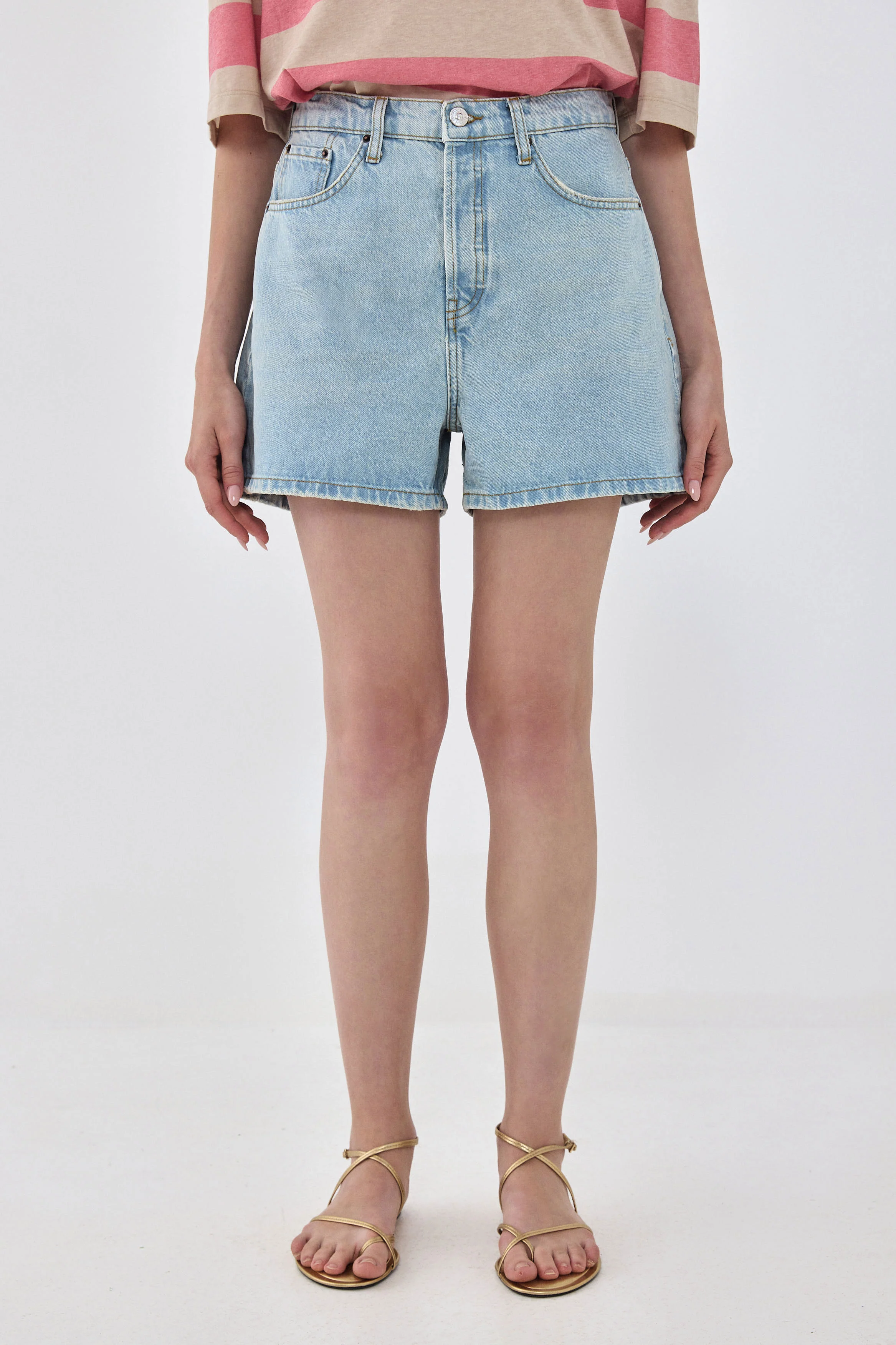 Baggy Denim Shorts - Image 2