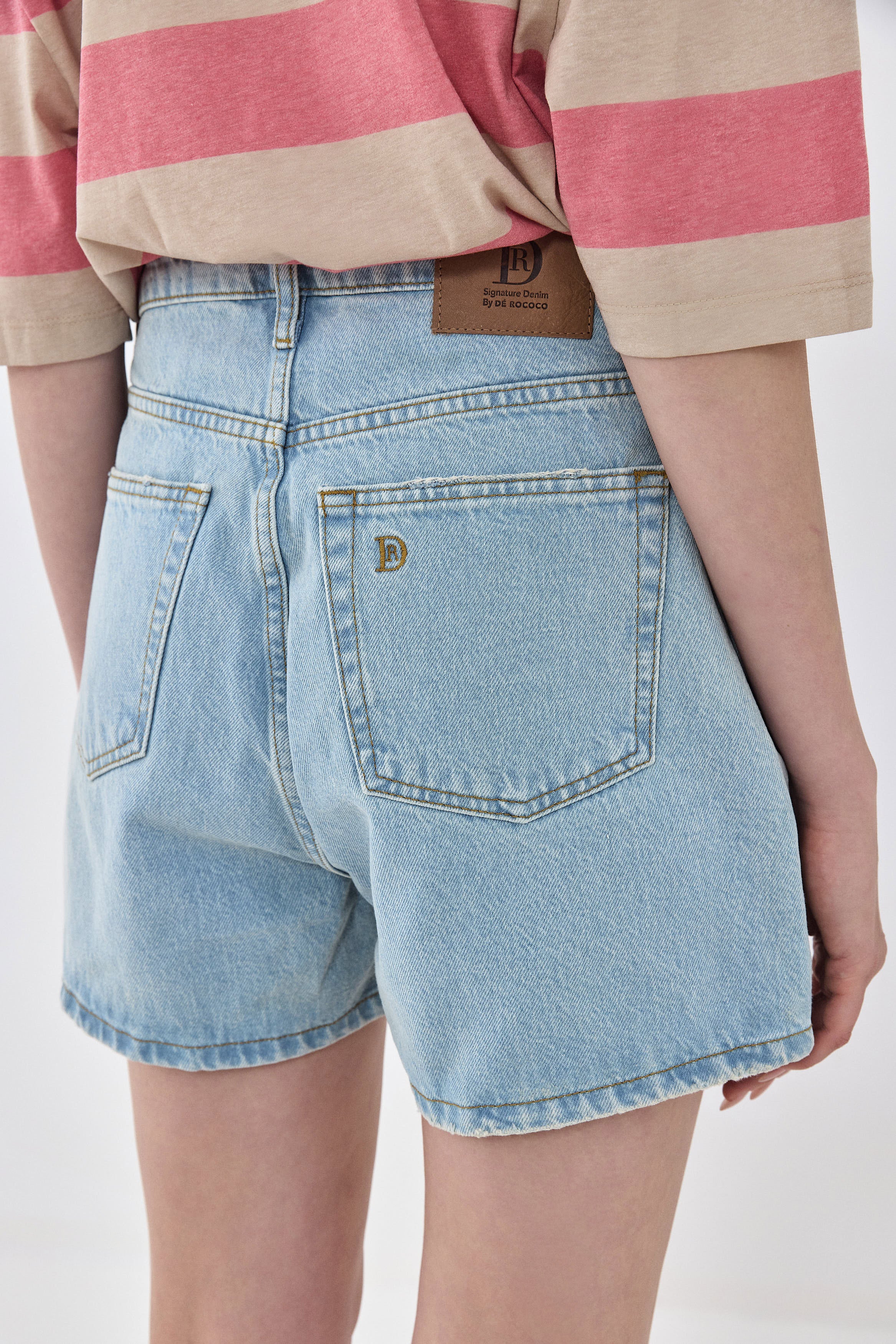 Baggy Denim Shorts - Image 7
