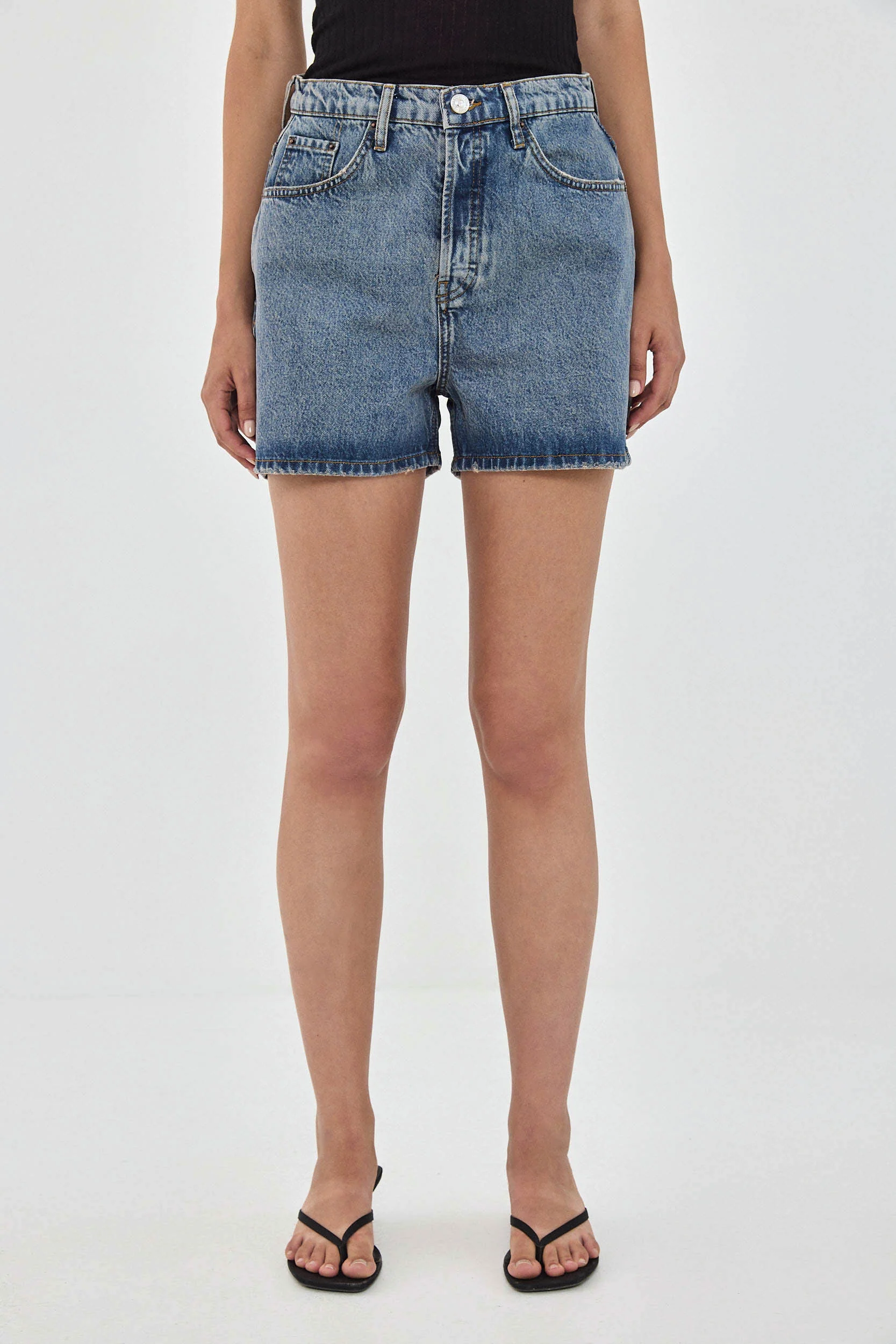 Baggy Denim Shorts - Image 2
