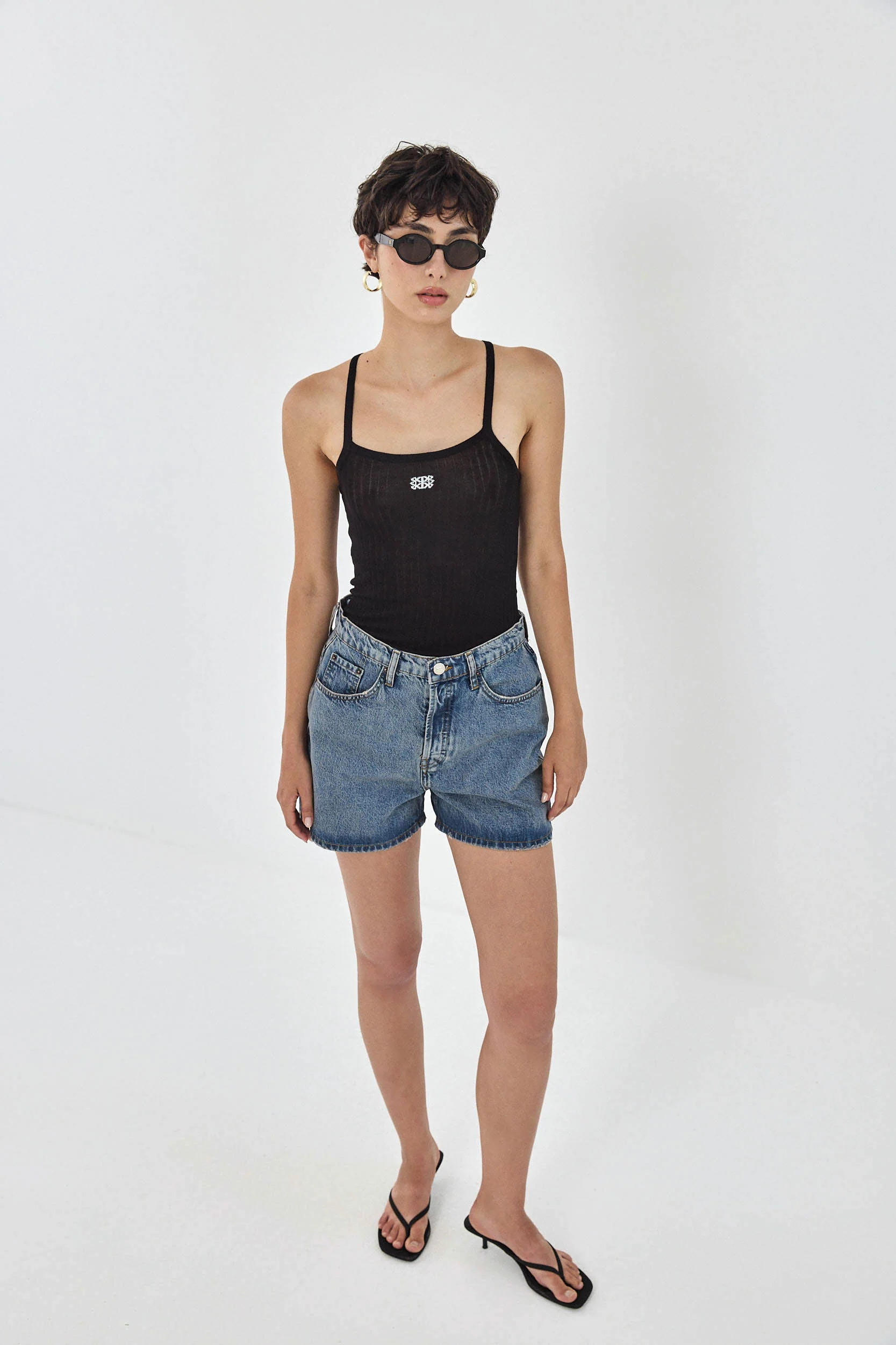 Baggy Denim Shorts - Image 3