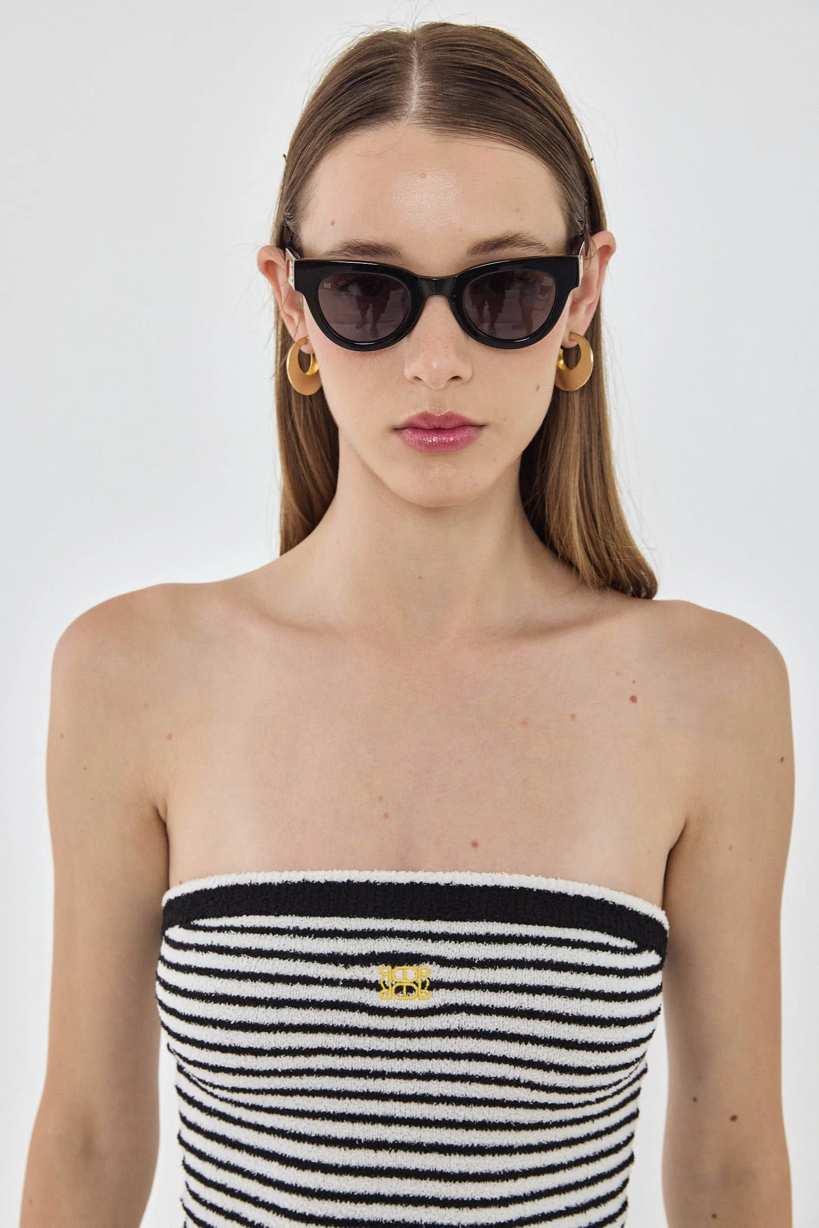 Boucle Strapless Maxi Dress - Image 6