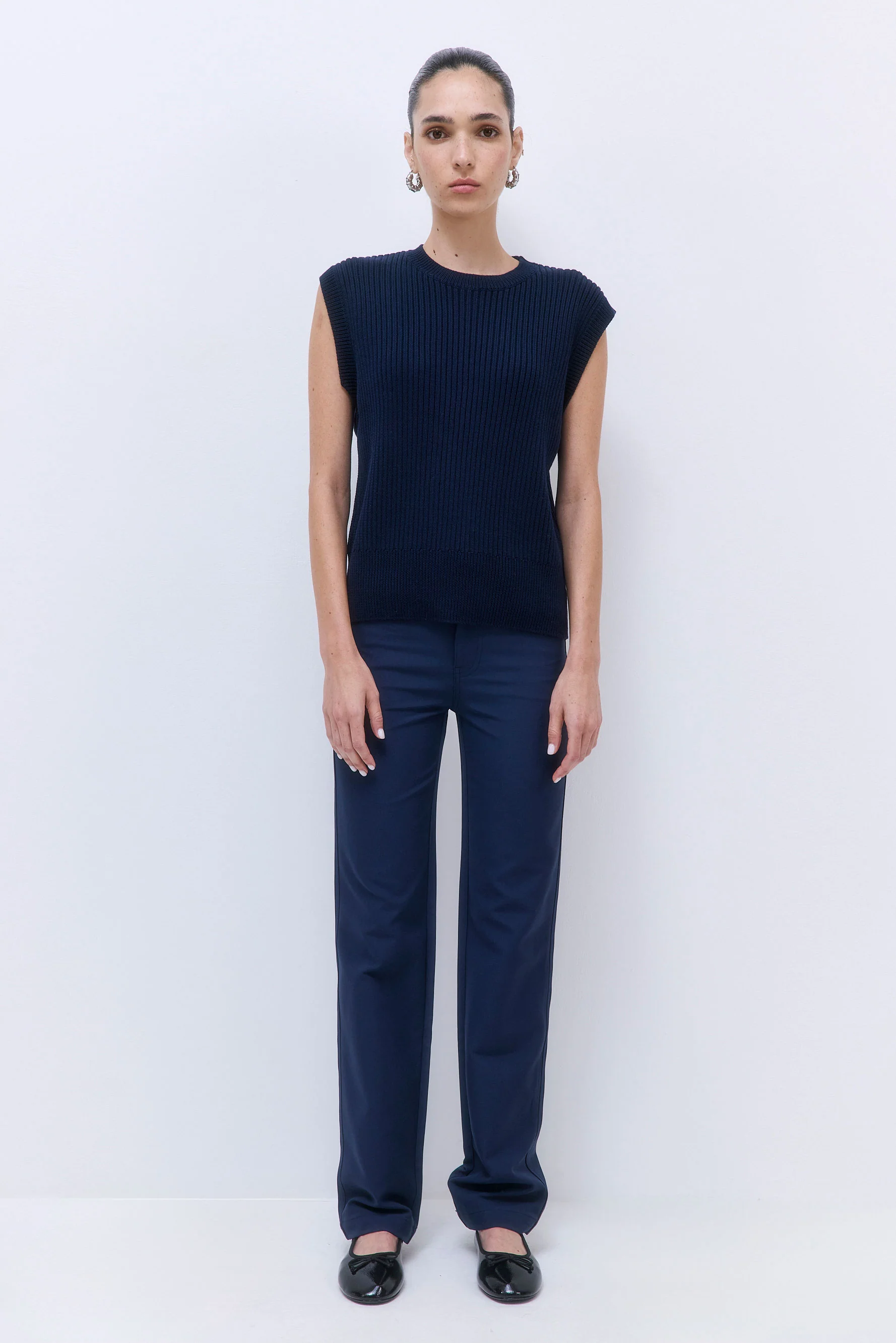 Boxy Crewneck Vest - Image 2