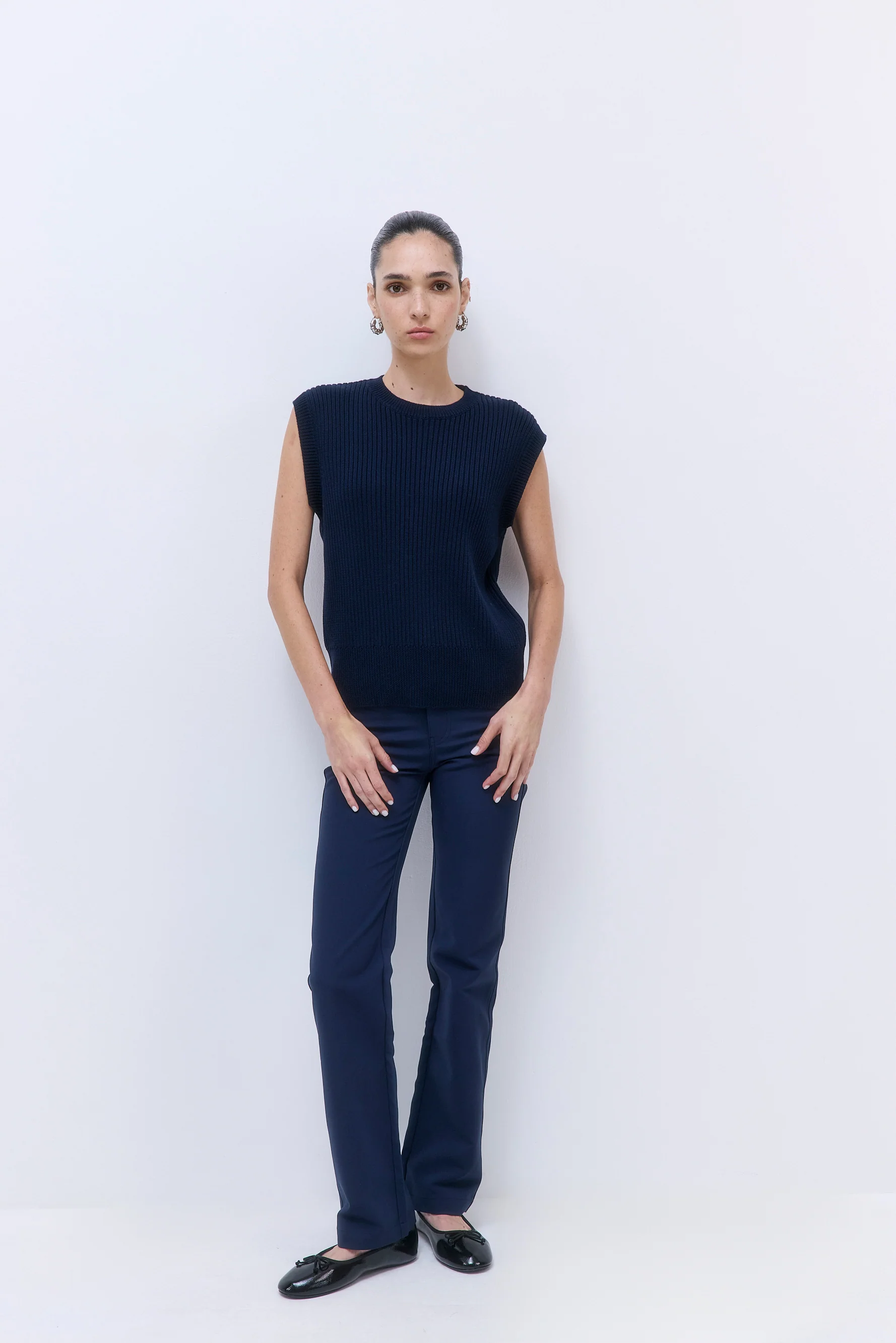 Boxy Crewneck Vest - Image 3