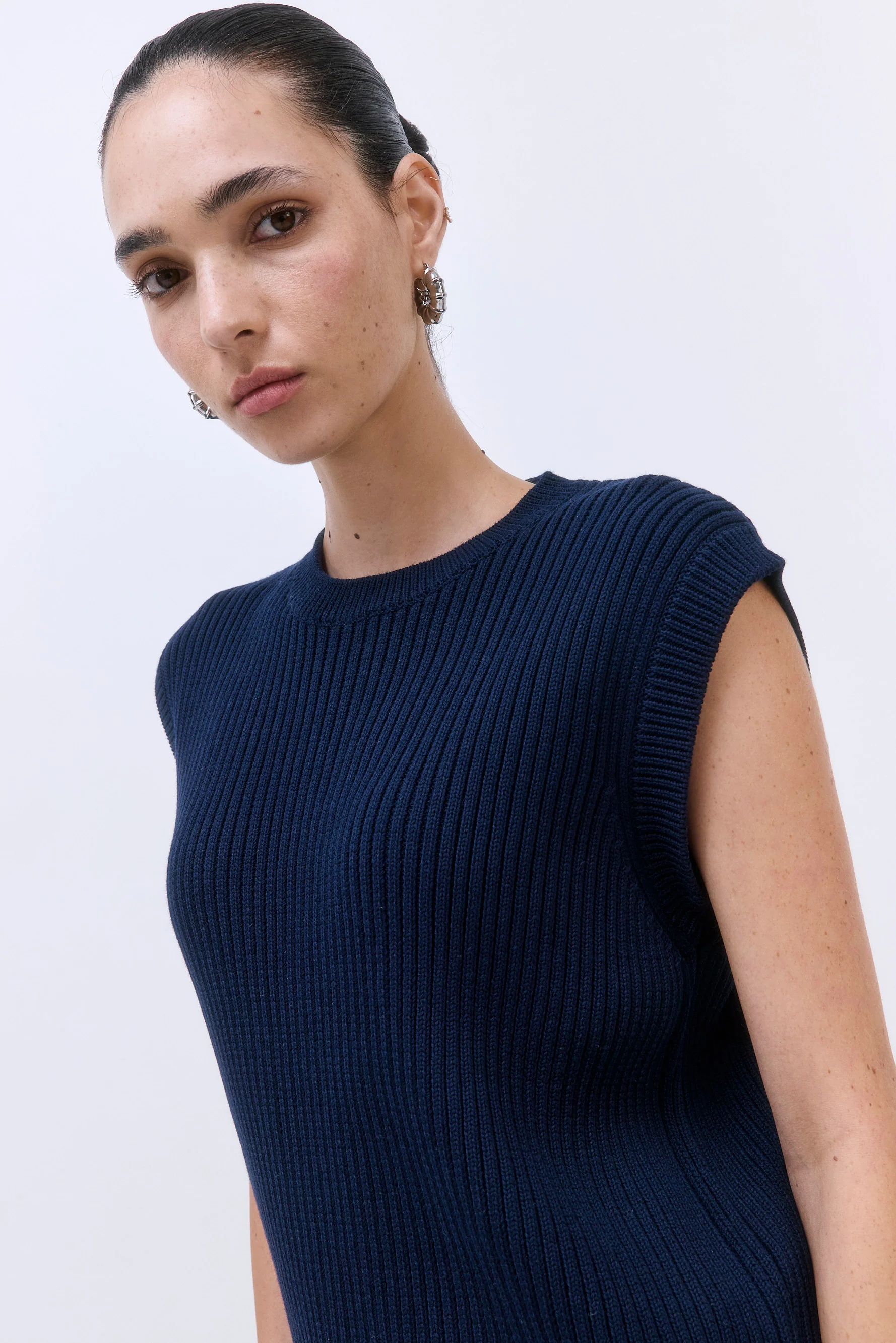Boxy Crewneck Vest - Image 6