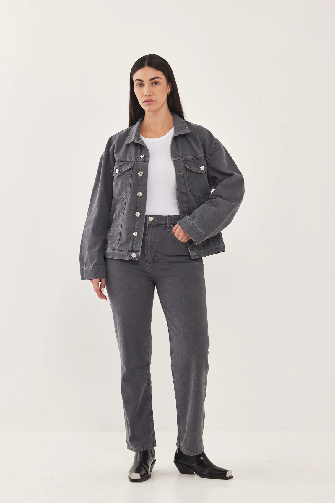 Oversized Denim Jacket - Image 10