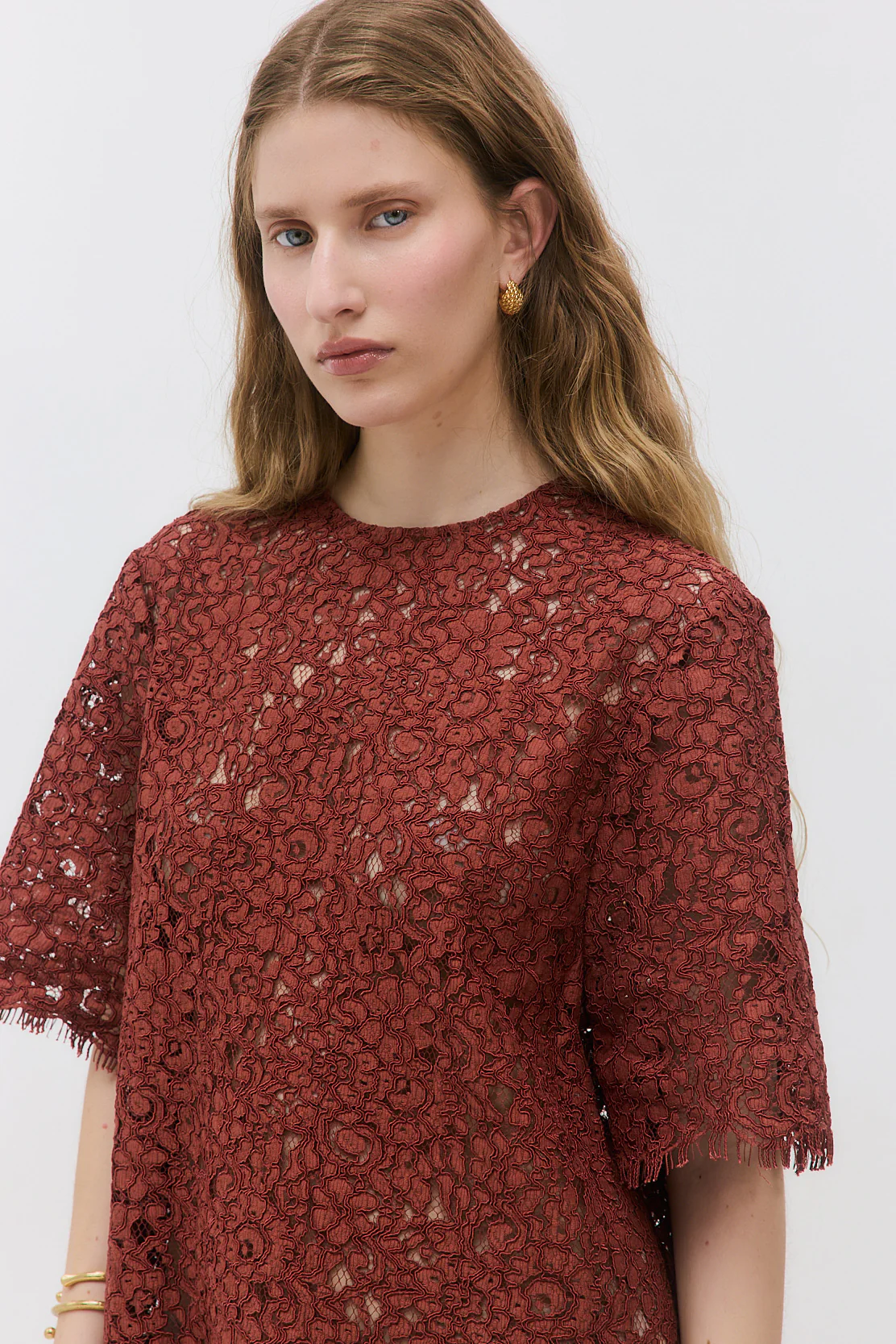 Boxy Lace Mini Dress - Image 5