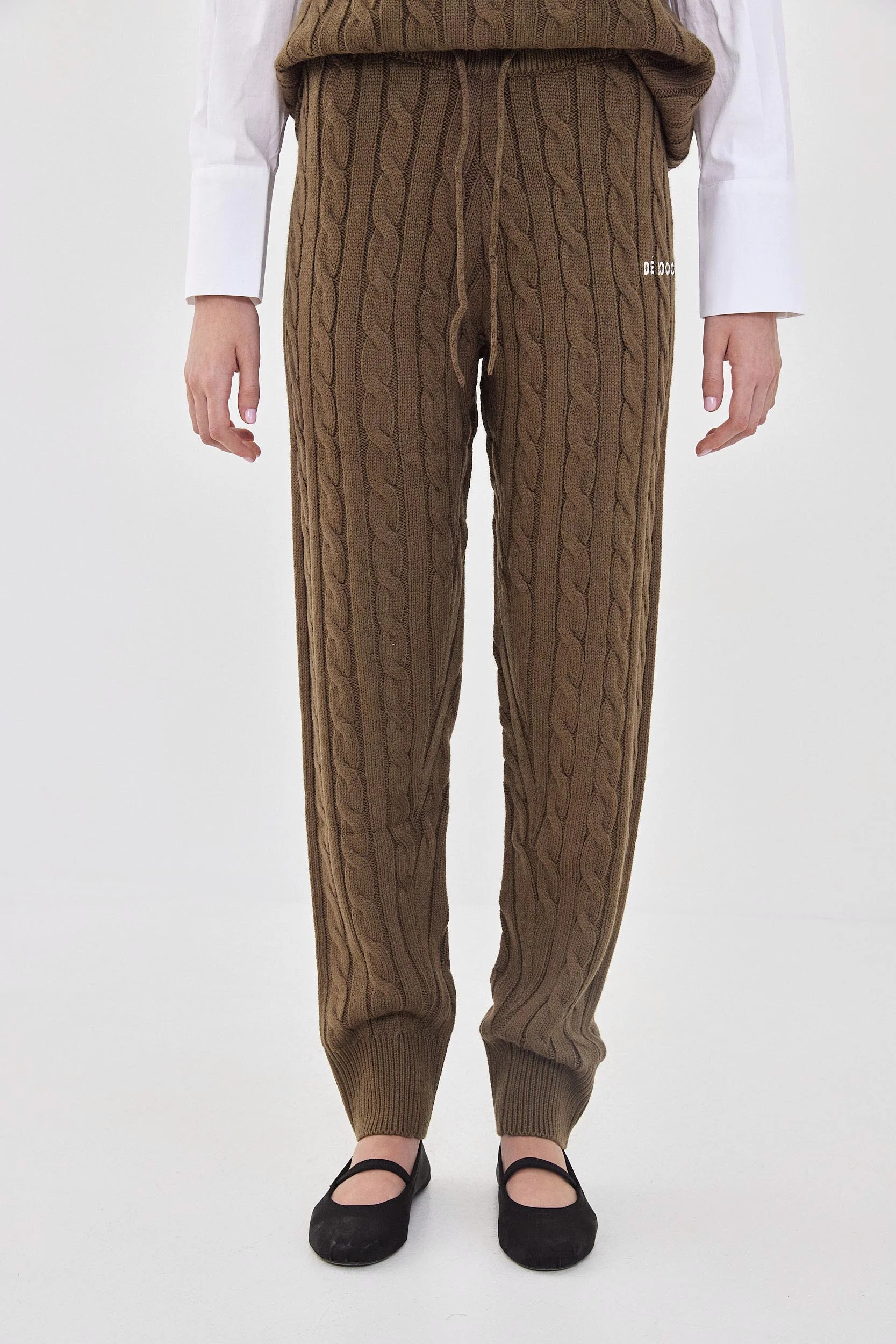 Cable-Knit Jogger - Image 2