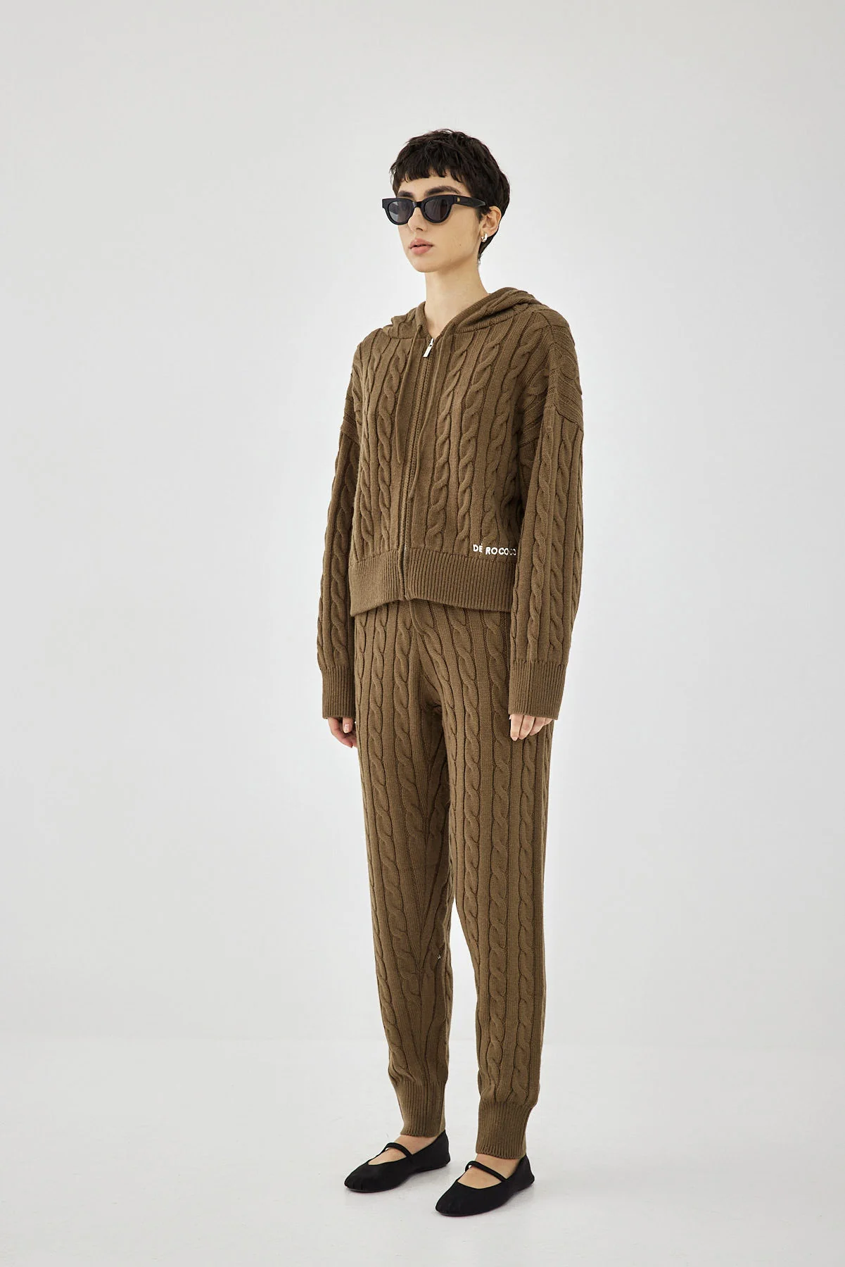 Cable-Knit Zipped Sweater - Image 4