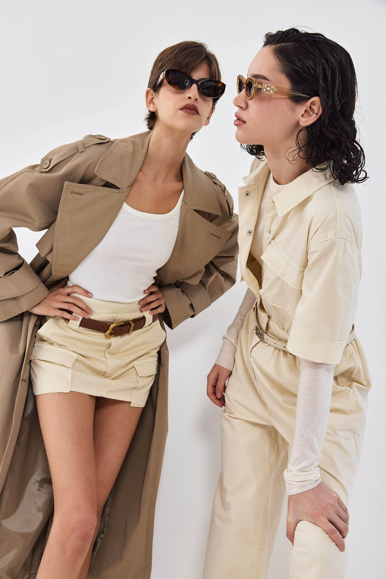 Short Sleeved Cargo Jumpsuit - Image 11