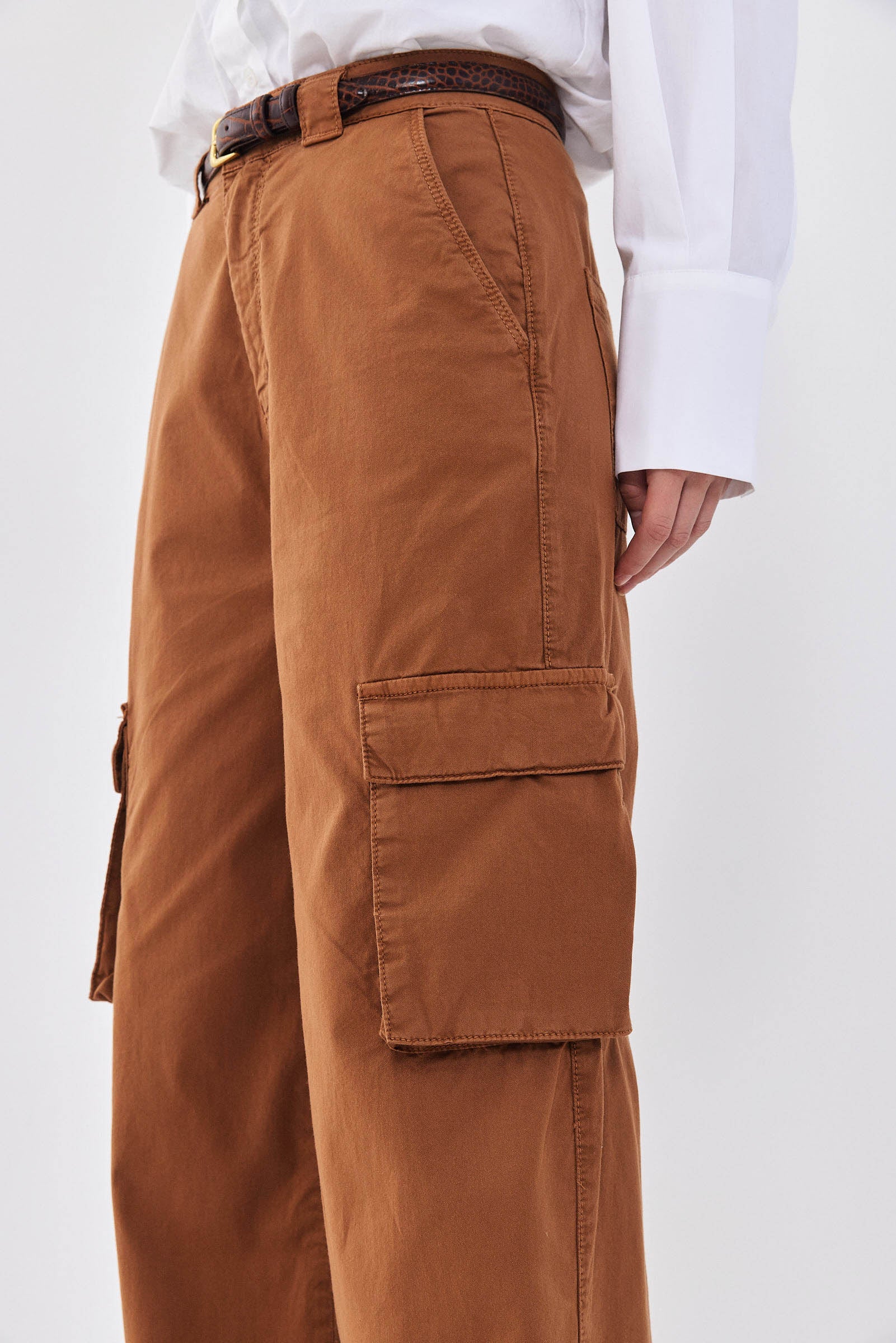 High Waisted Cargo Pants - Image 6