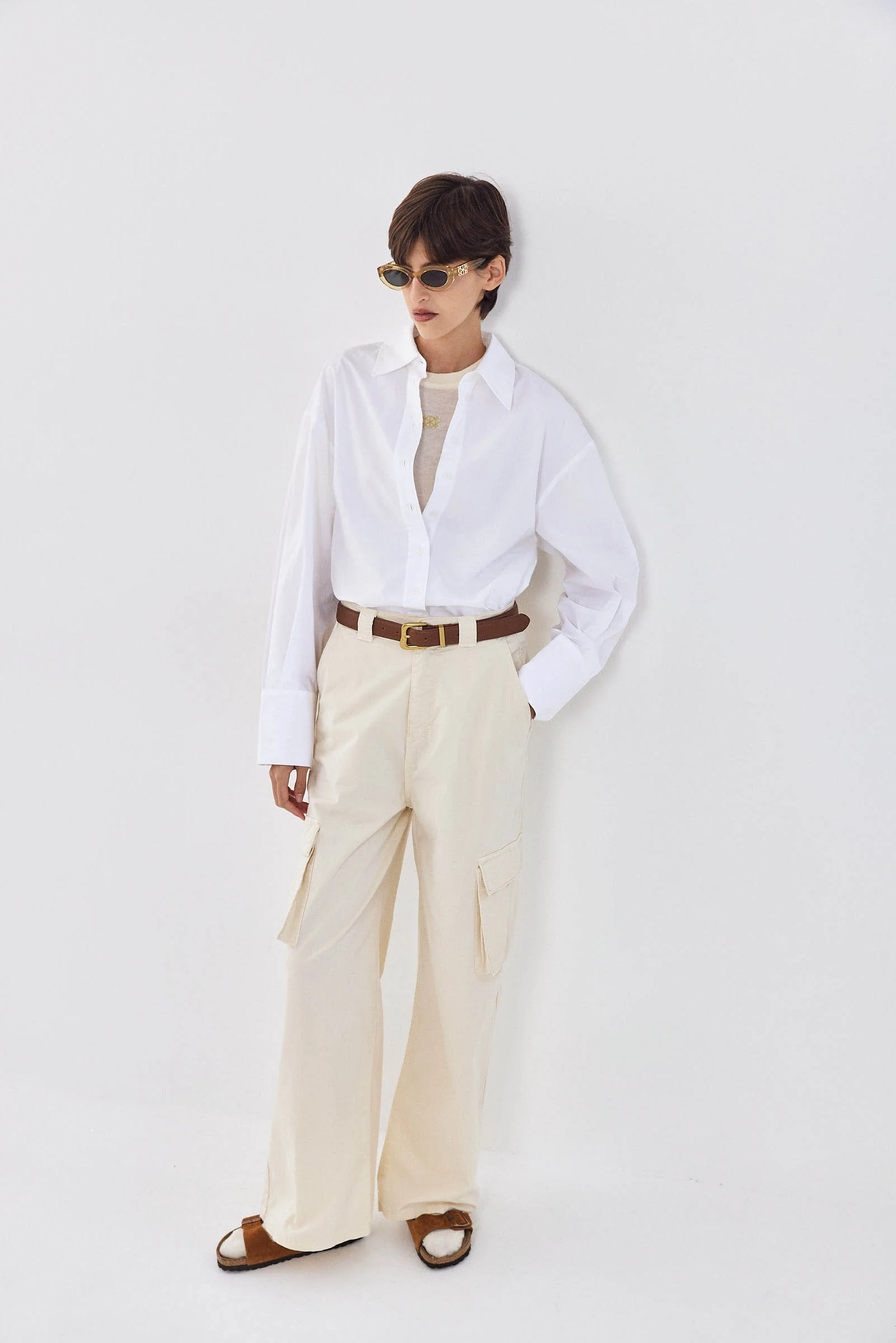 High Waisted Cargo Pants - Image 3