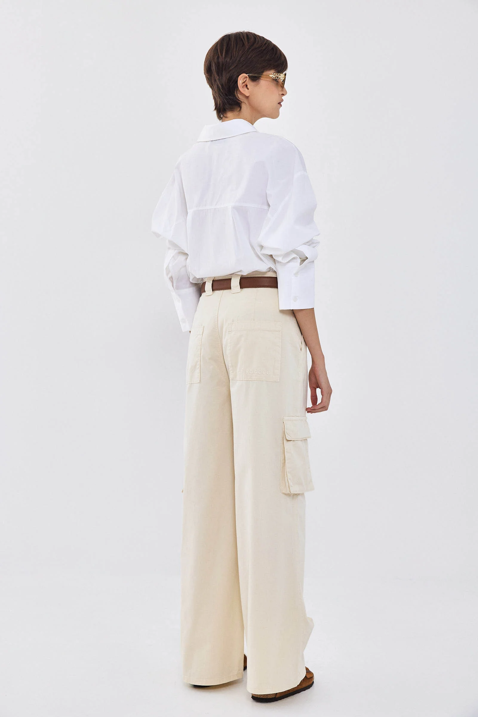 High Waisted Cargo Pants - Image 5