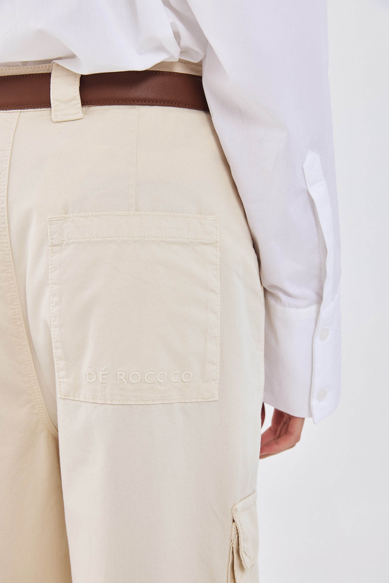 High Waisted Cargo Pants - Image 7