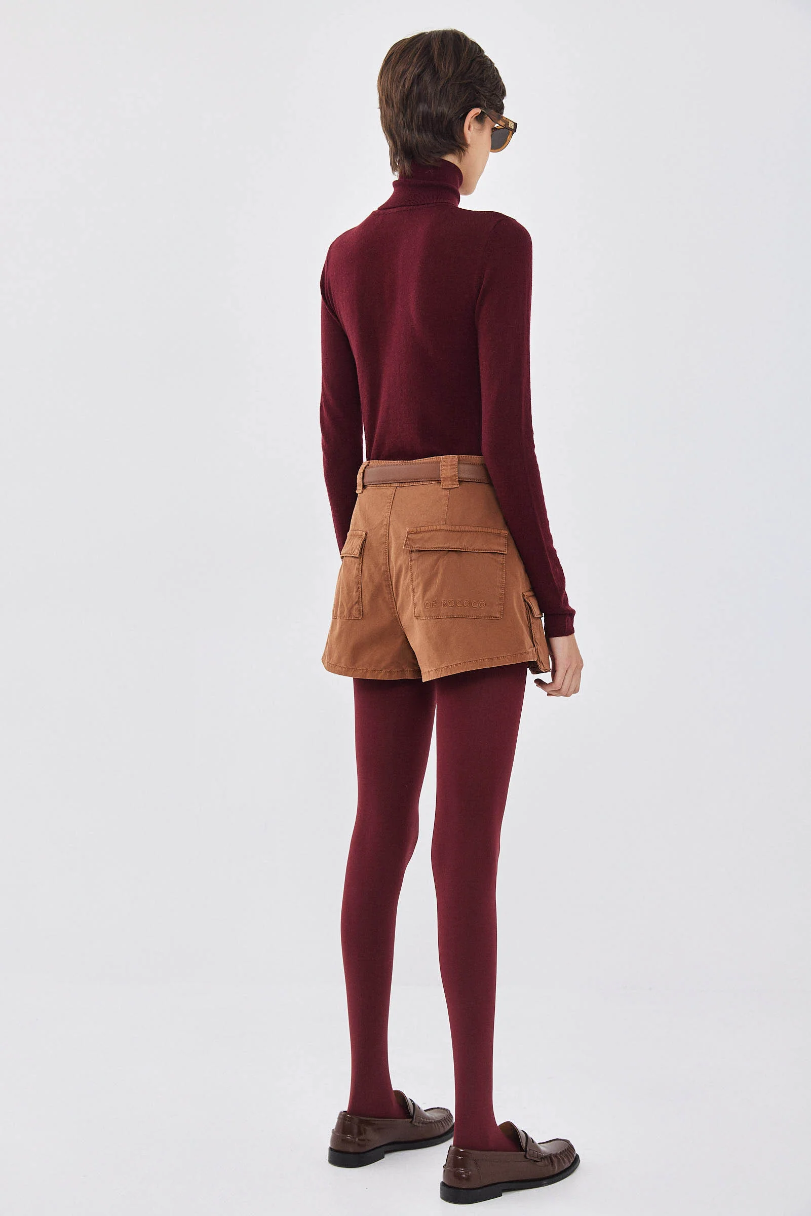 Mid Waist Cargo Shorts - Image 5
