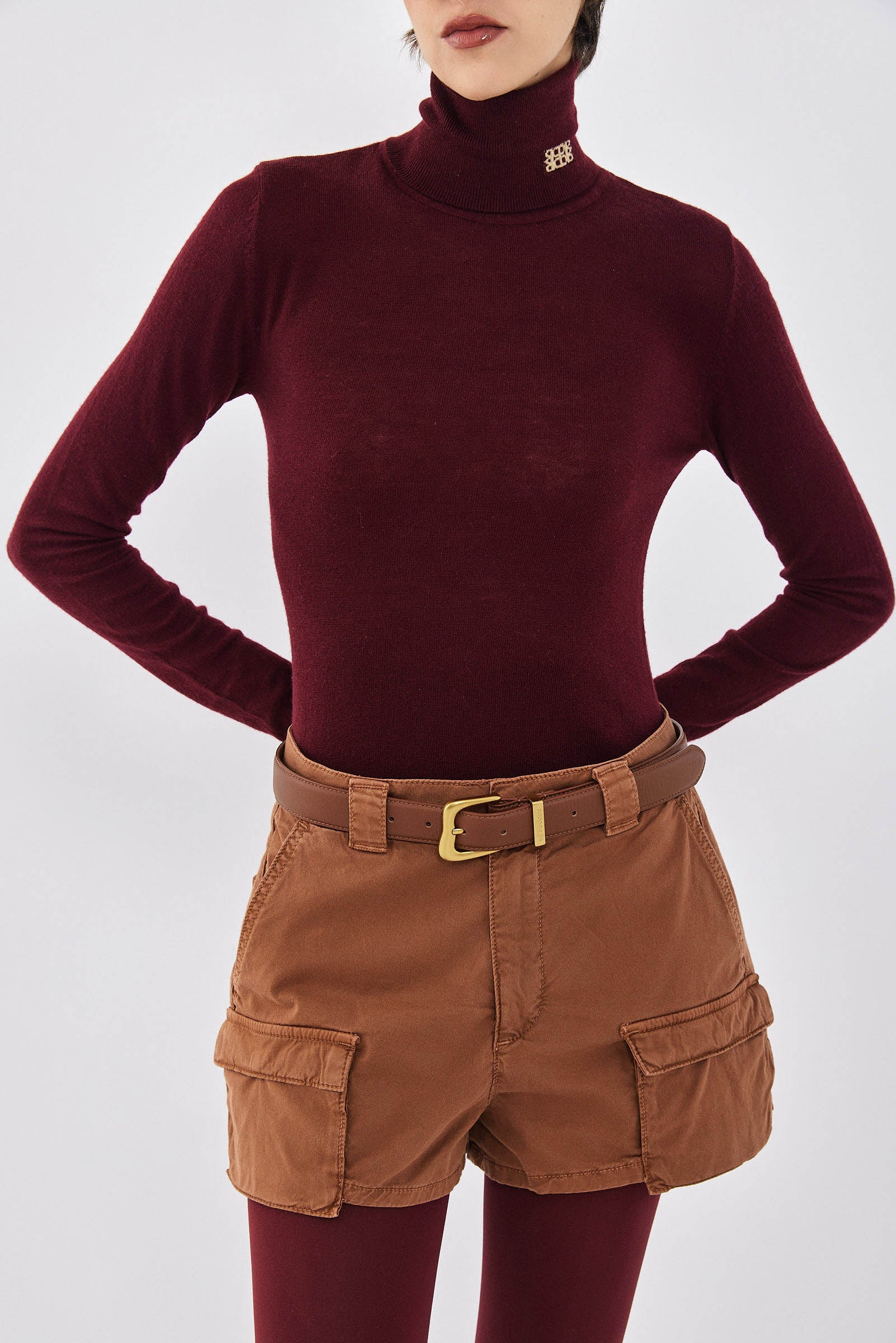 Mid Waist Cargo Shorts - Image 6