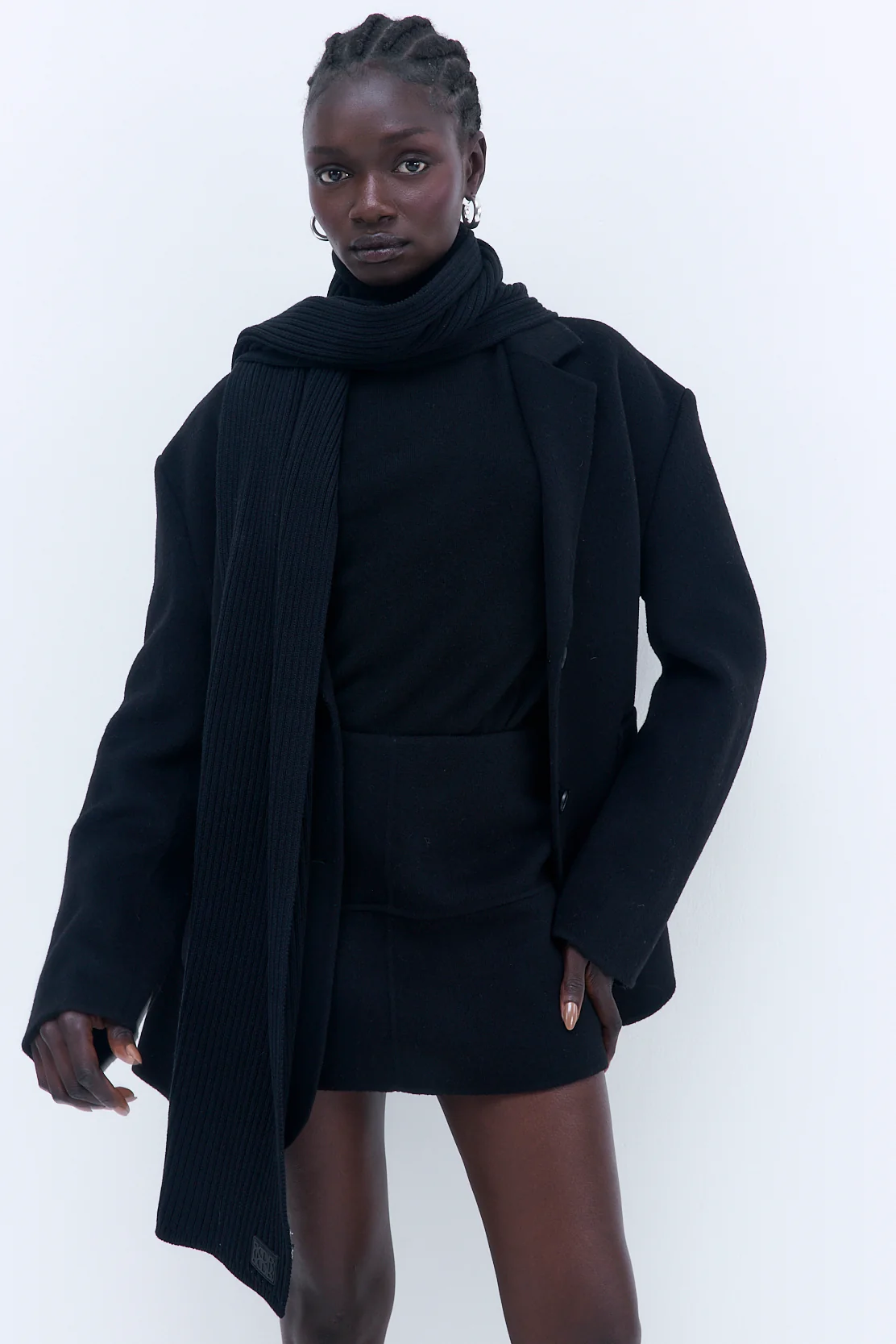 Chunky Ribbed Scarf - Image 4