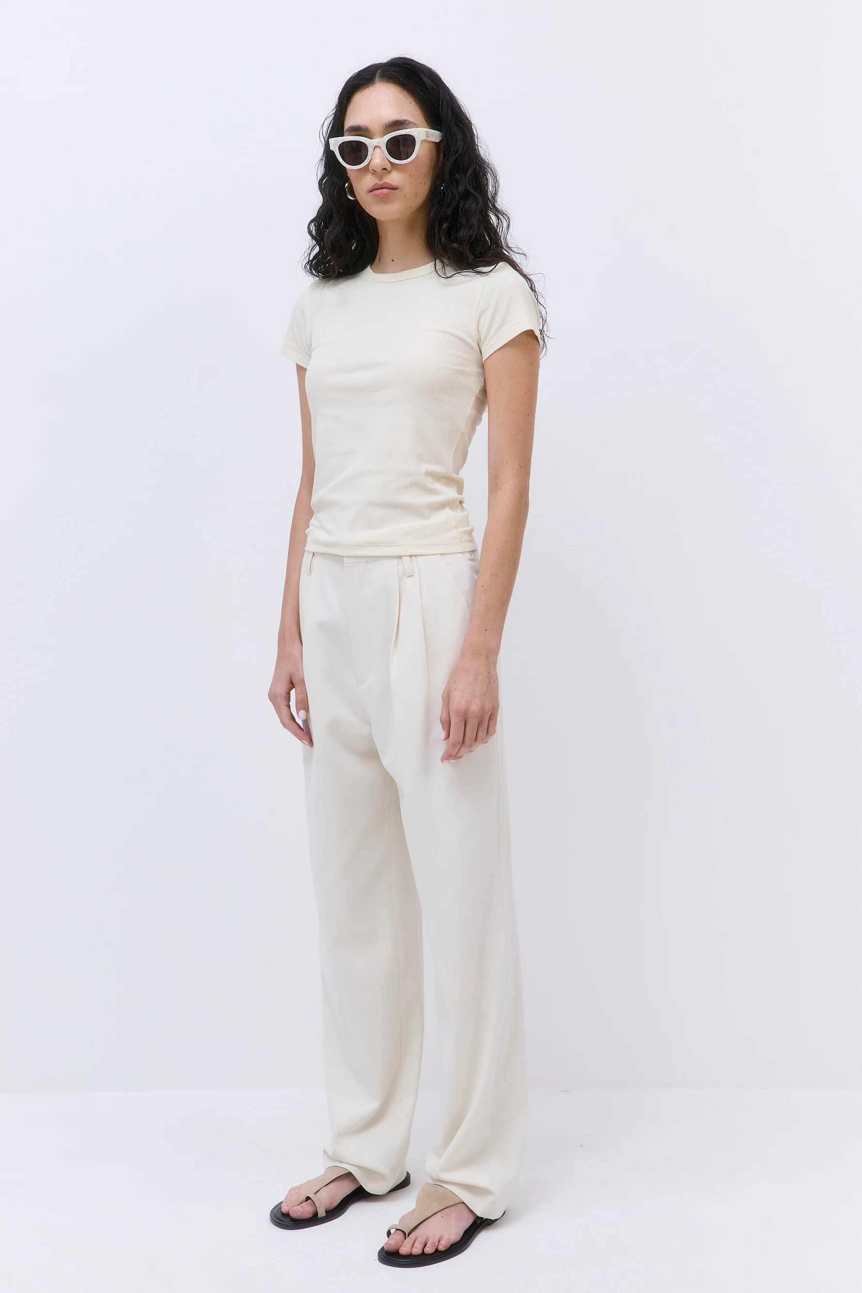 Classic Ribbed Fitted T Shirt - Image 4