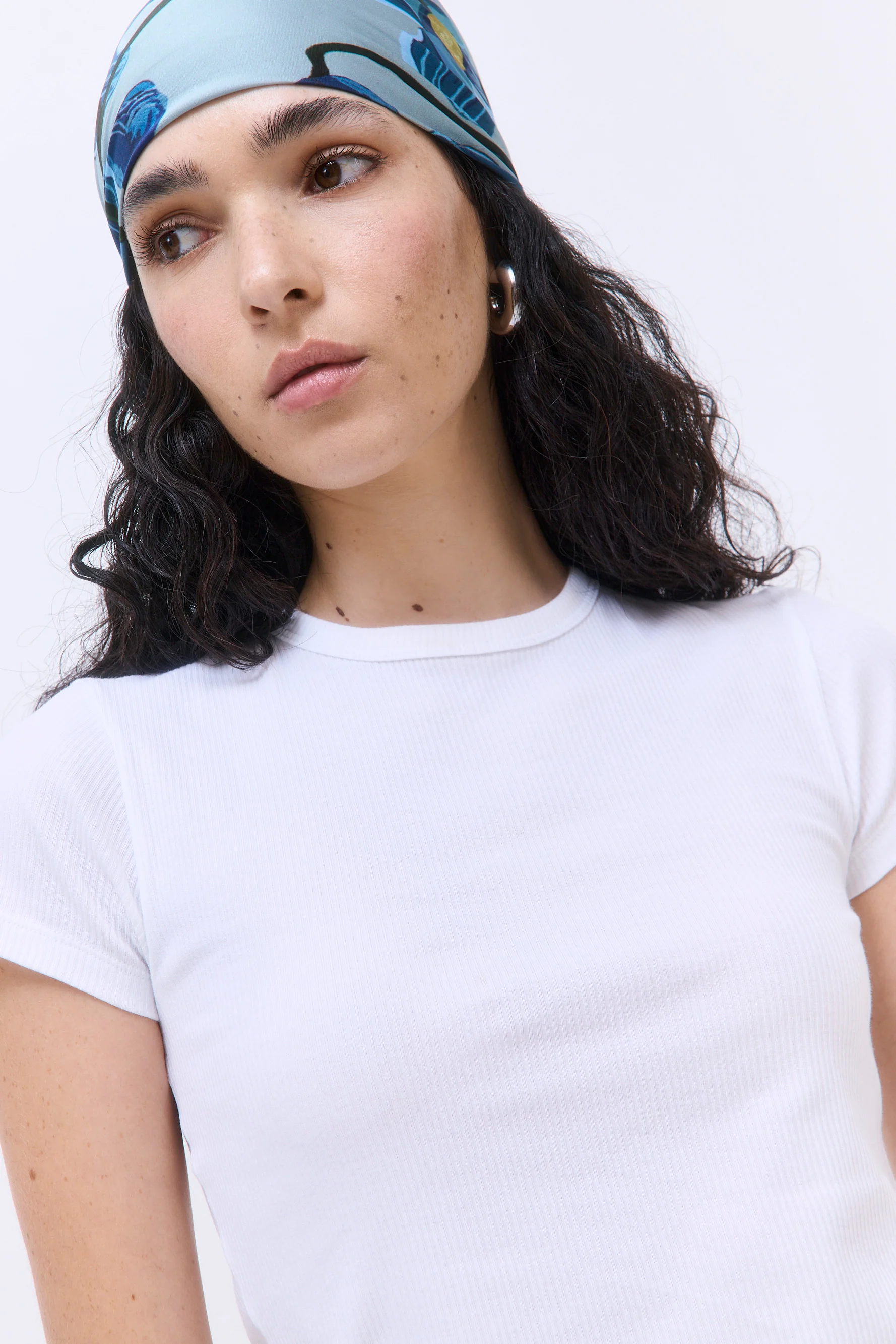 Classic Ribbed Fitted T Shirt - Image 7