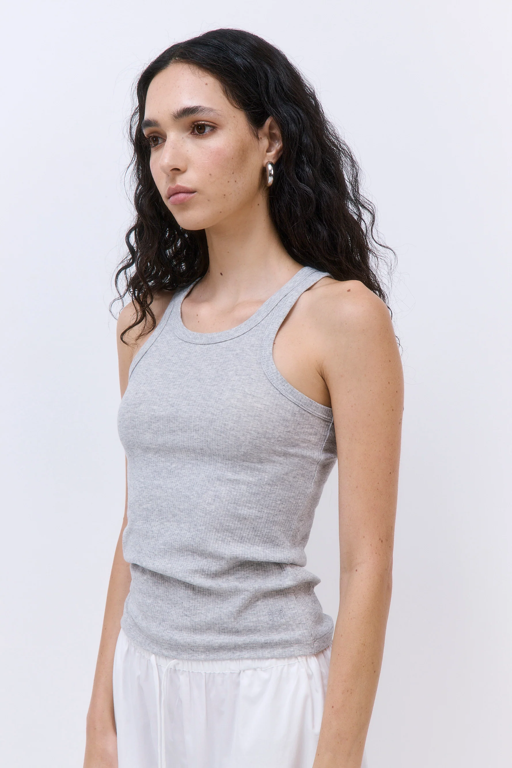 Classic Ribbed High Scoop Tank - Image 4