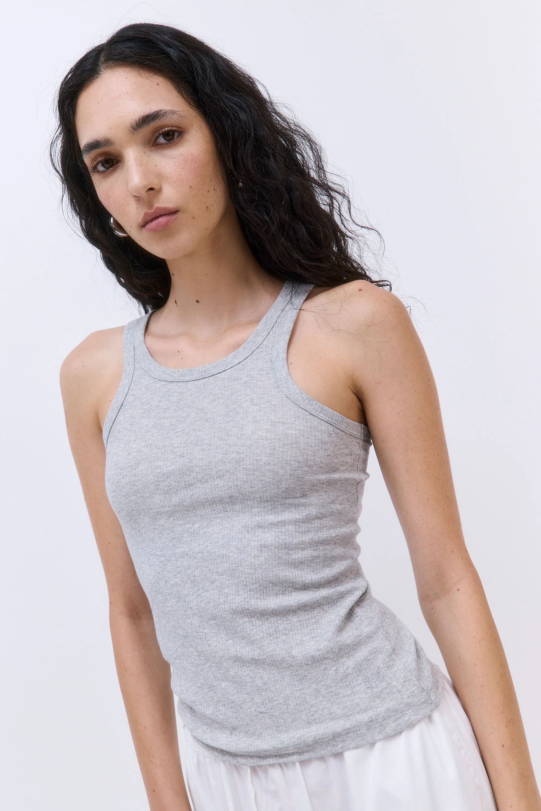 Classic Ribbed High Scoop Tank - Image 6