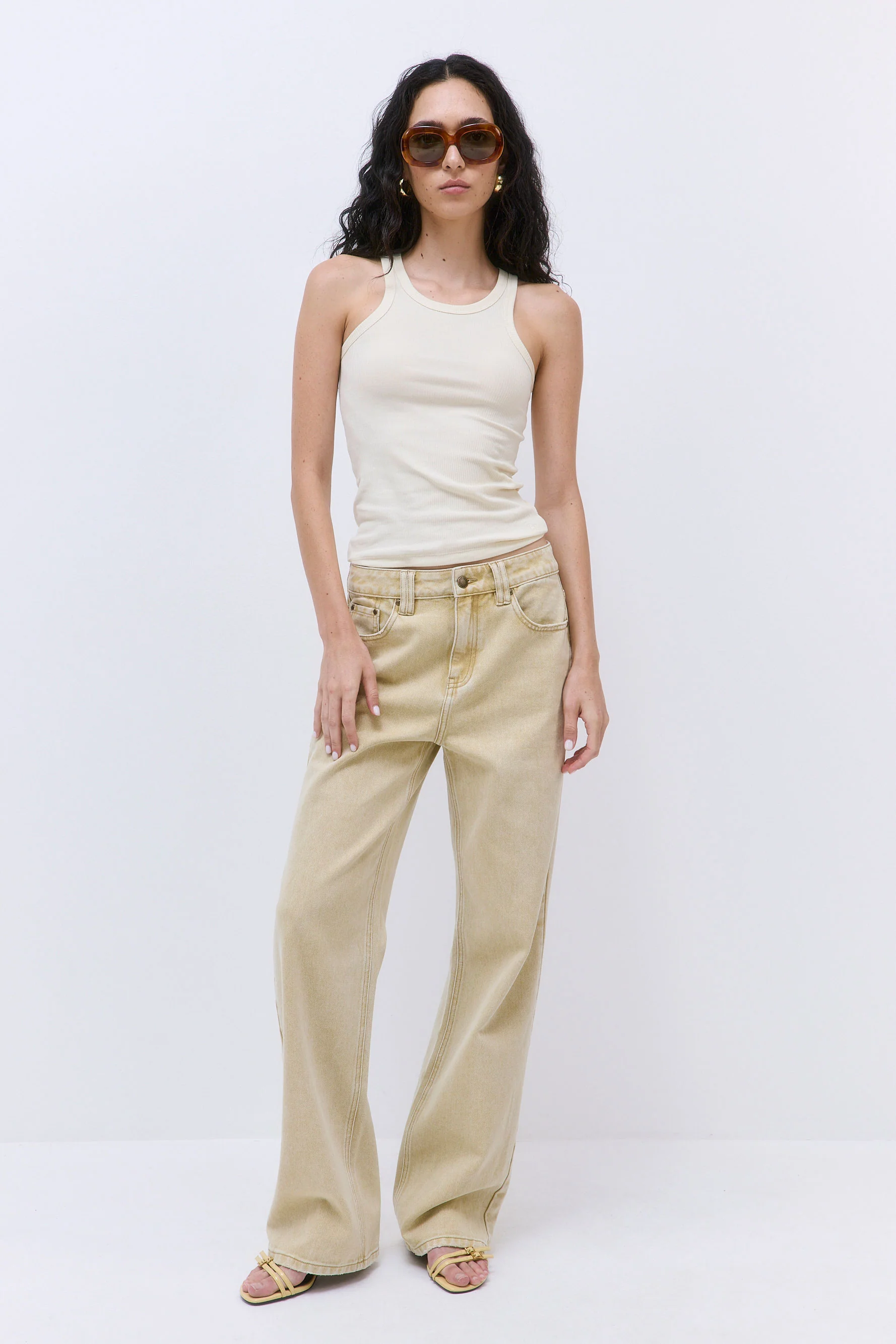 Classic Ribbed High Scoop Tank - Image 2