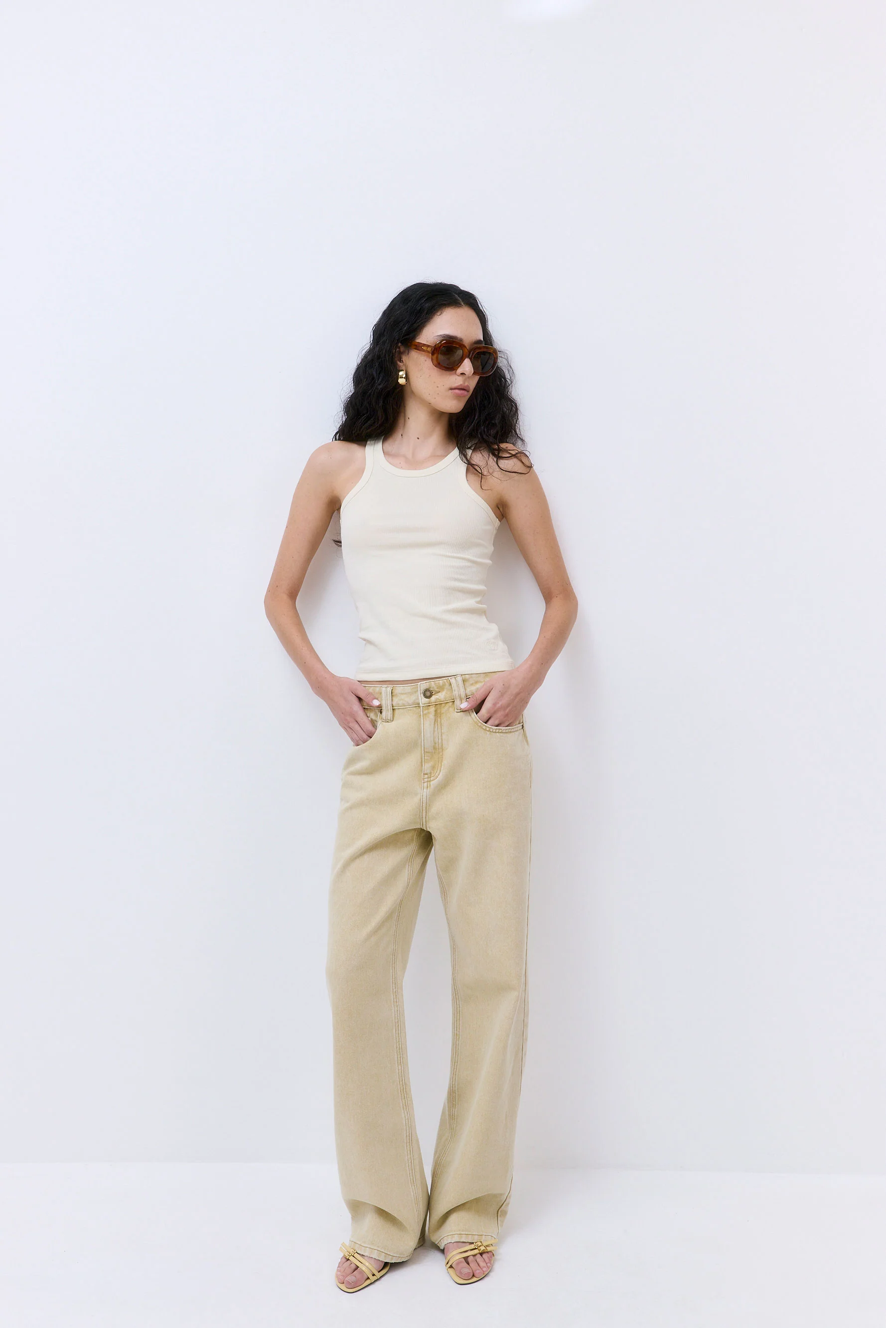 Classic Ribbed High Scoop Tank - Image 3