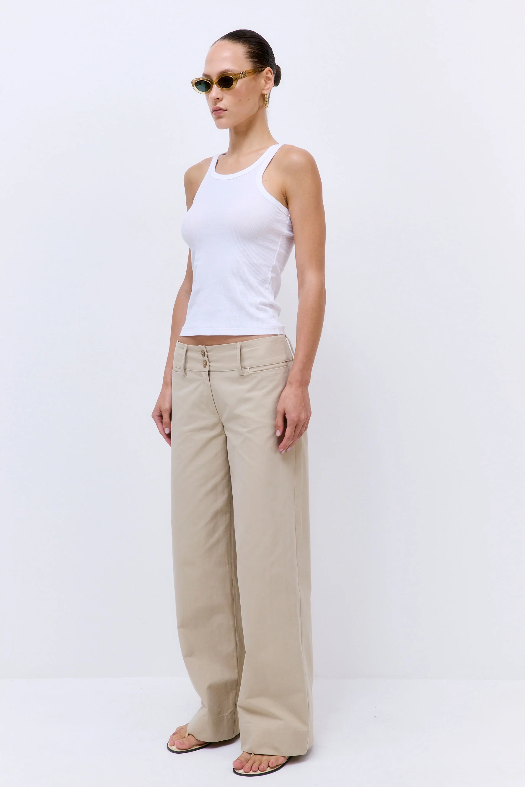 Classic Ribbed High Scoop Tank - Image 4