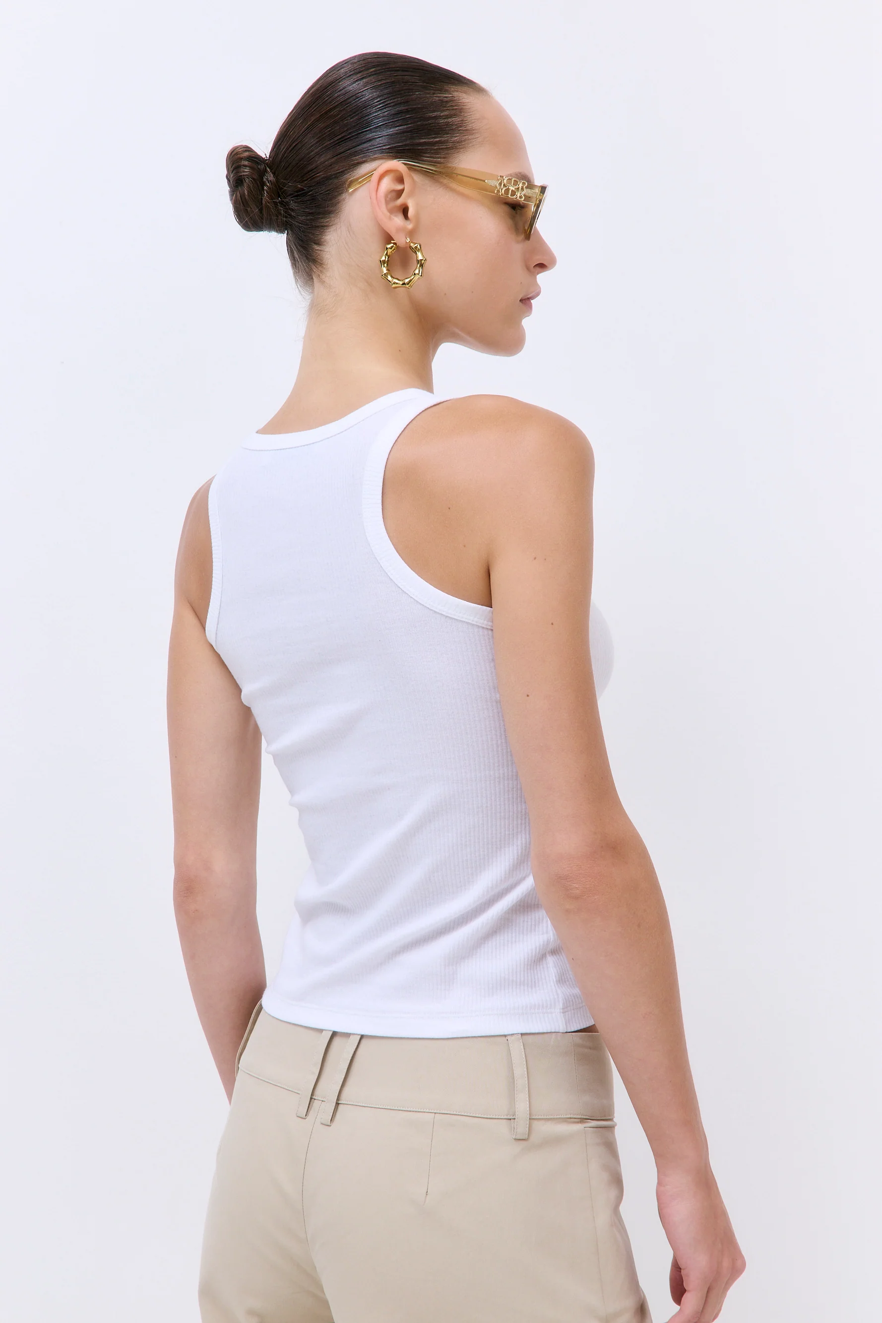 Classic Ribbed High Scoop Tank - Image 5