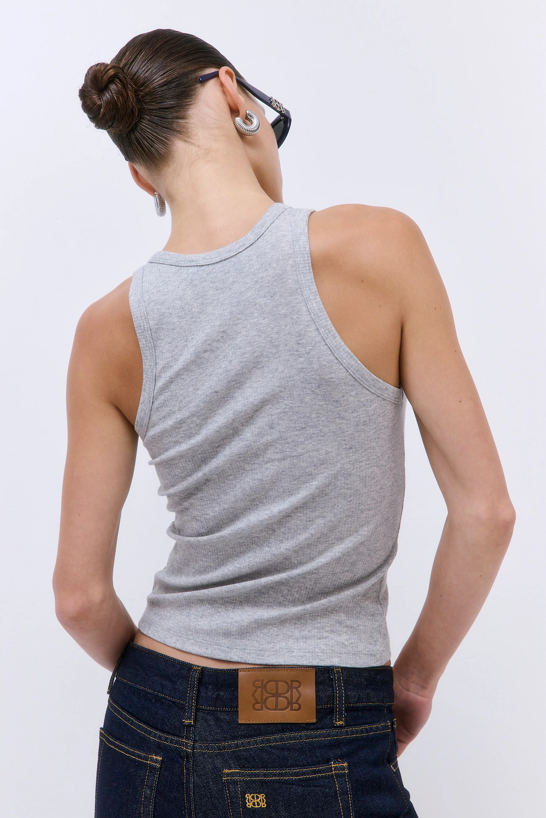 Classic Ribbed Low Scoop Tank - Image 6