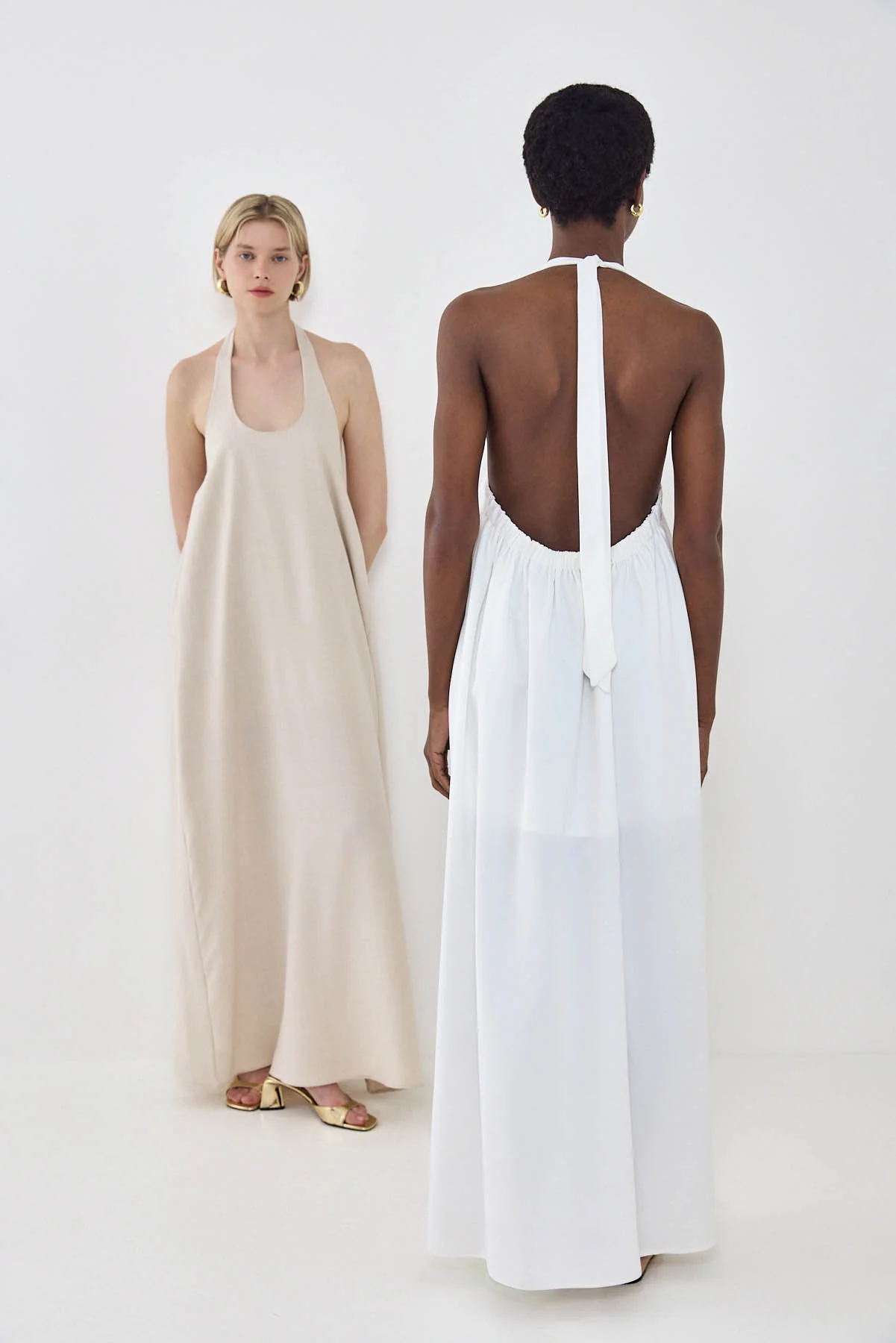 Collared Flowy Maxi Dress - Image 10