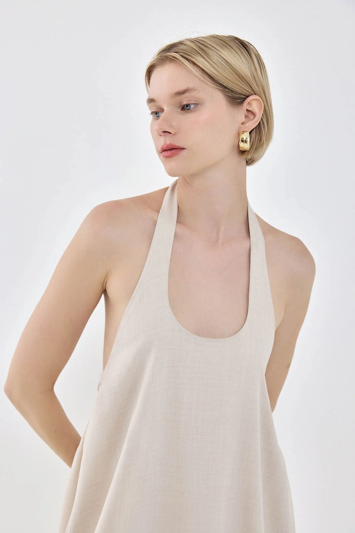 Collared Flowy Maxi Dress - Image 8