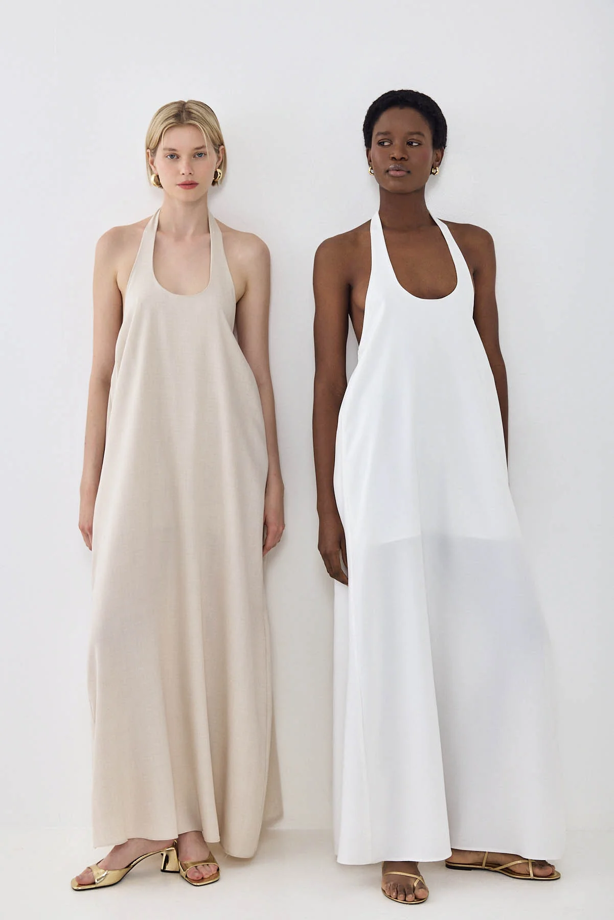 Collared Flowy Maxi Dress - Image 9