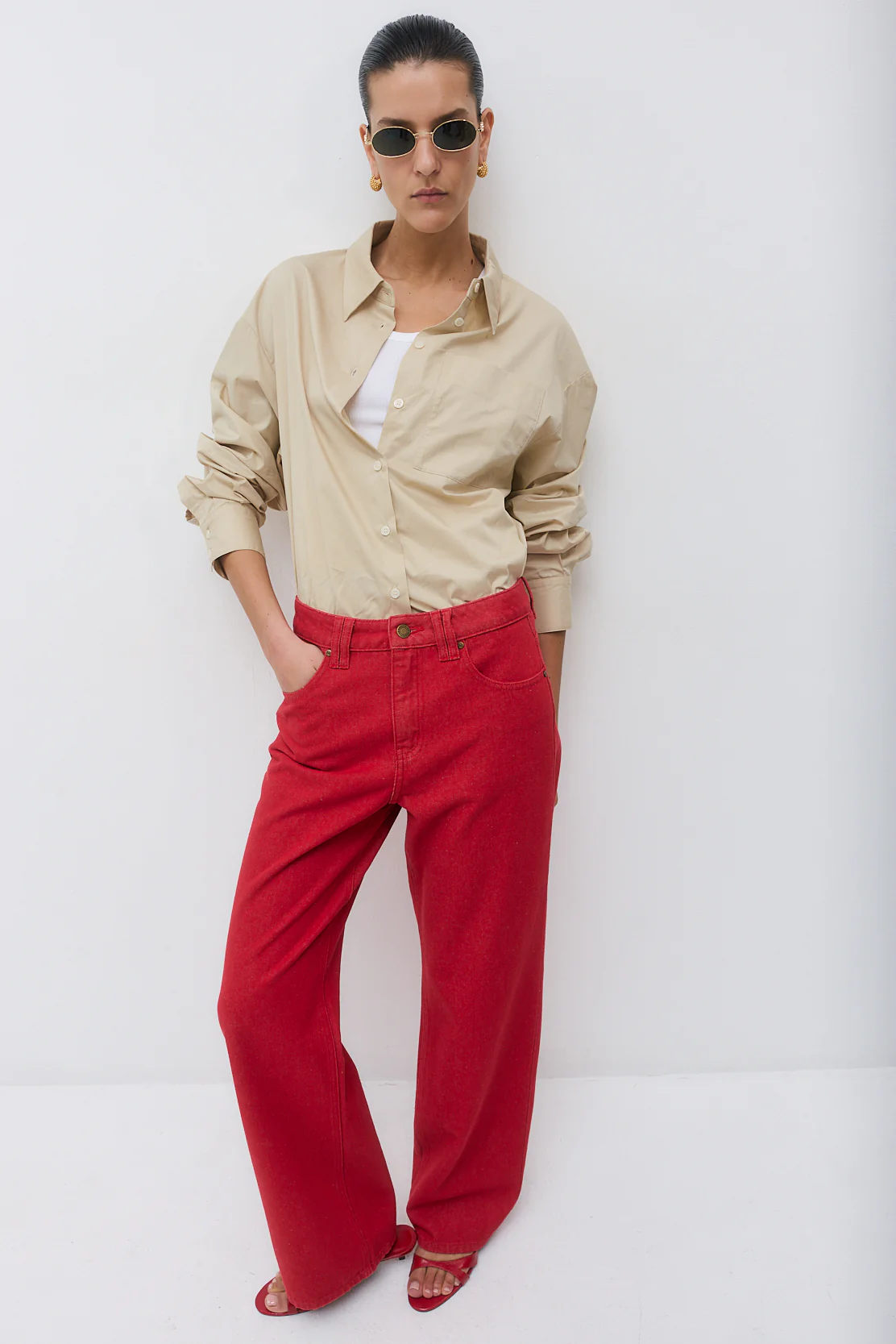 Colorwash Wide Leg Pants - Image 3