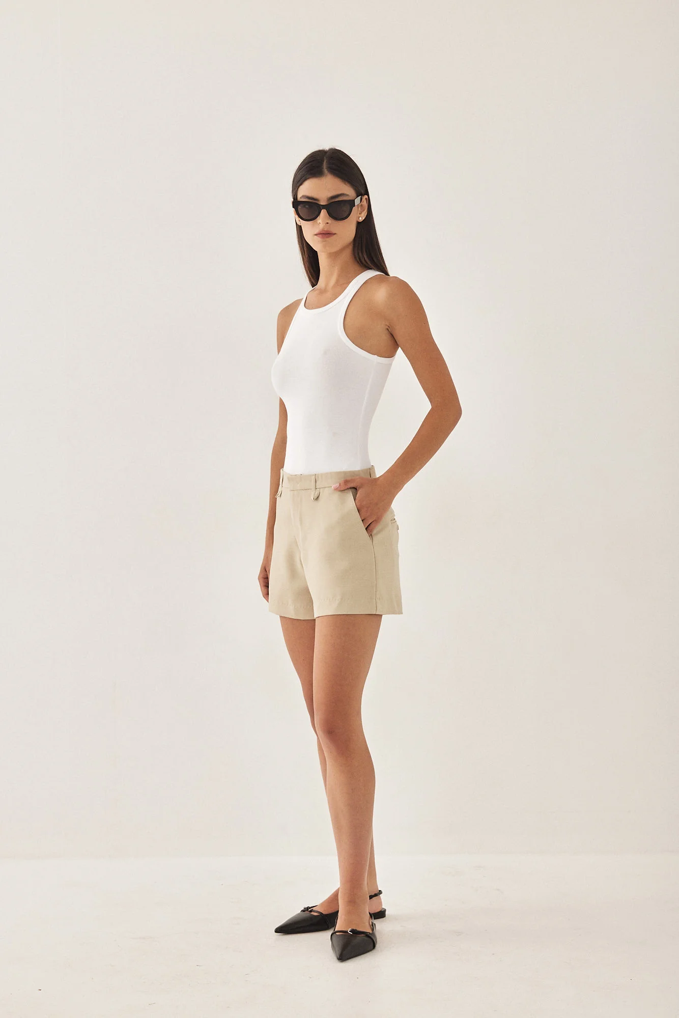 Mid Waist Daddy Shorts - Image 4
