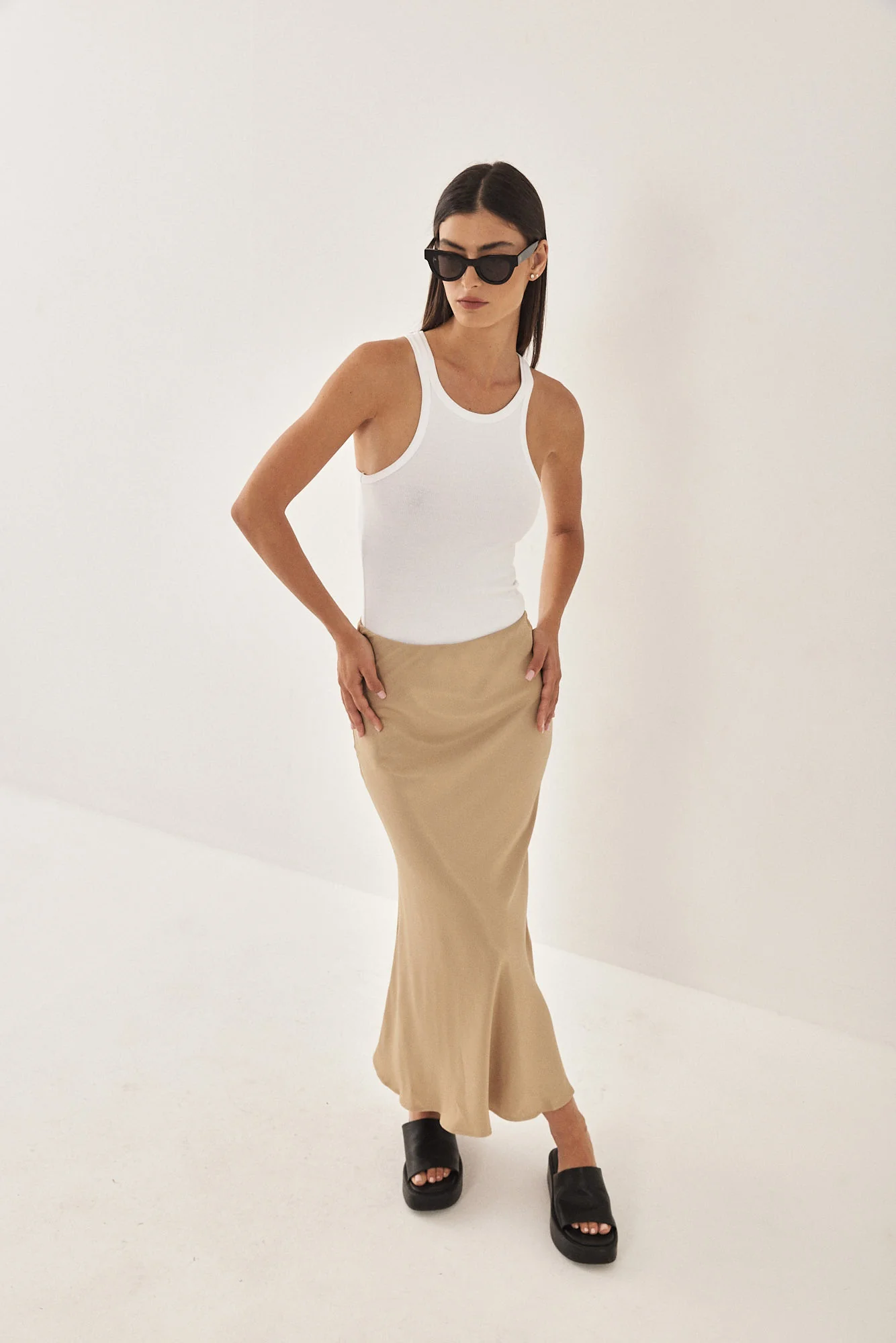 Satin Slip Skirt - Image 6