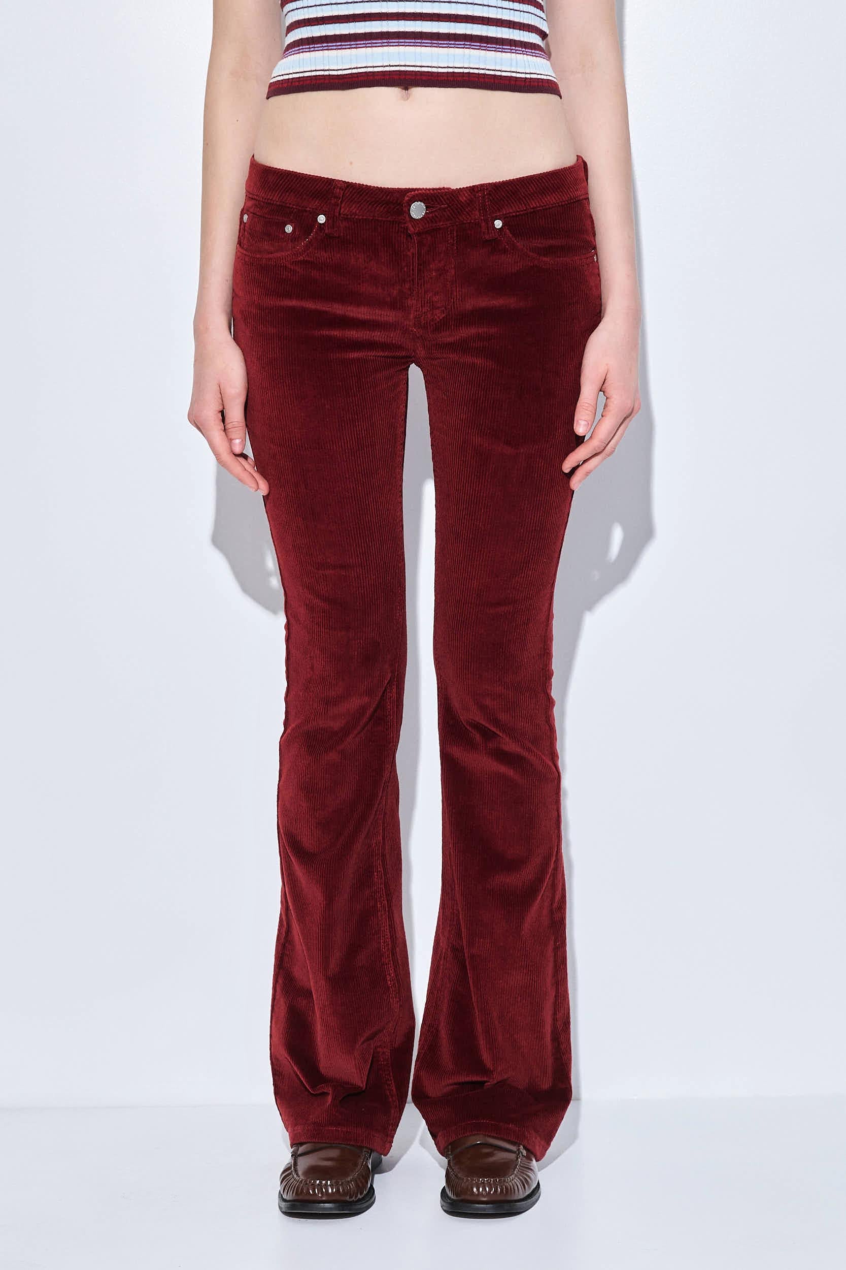 Low Rise Corduroy Bootcut Pants - Image 2