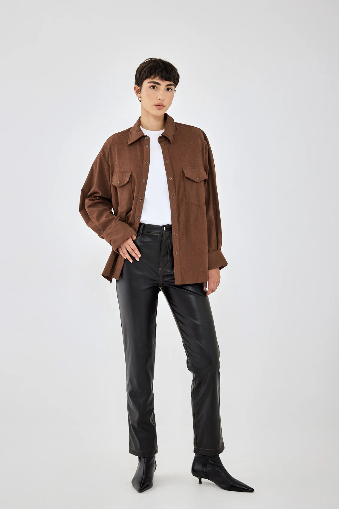 Corduroy Button Up Shirt - Image 2