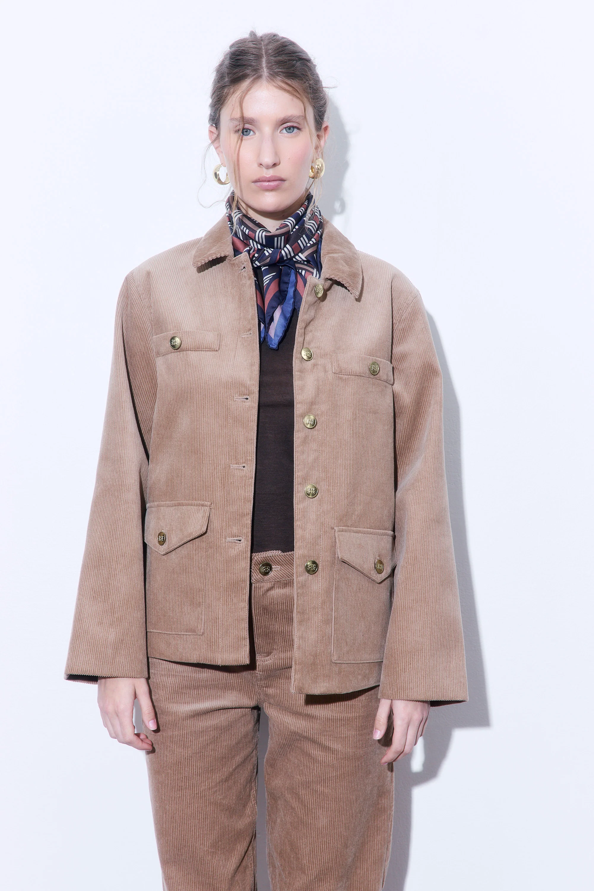 Boxy Corduroy Jacket