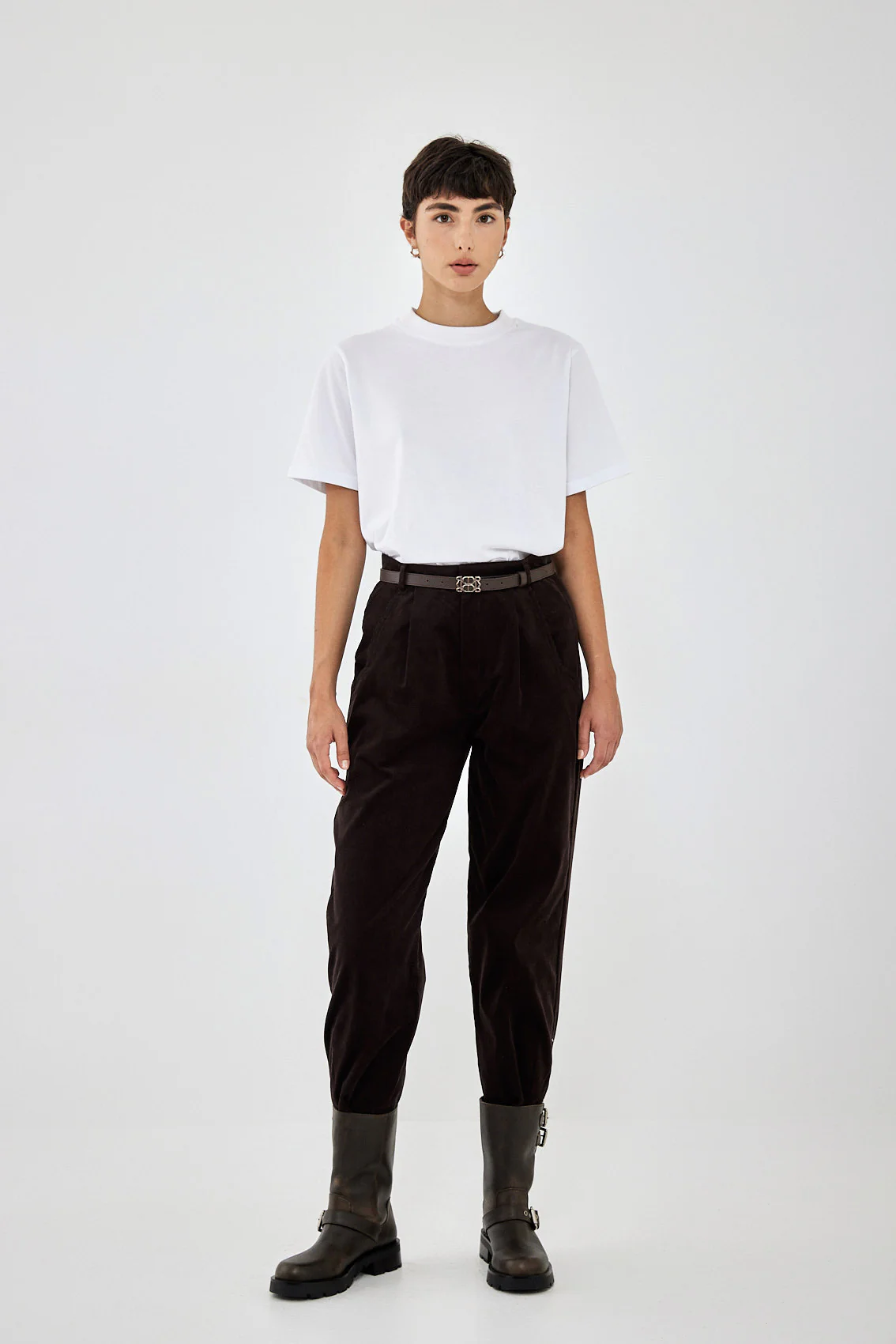 Corduroy Tapered Pants