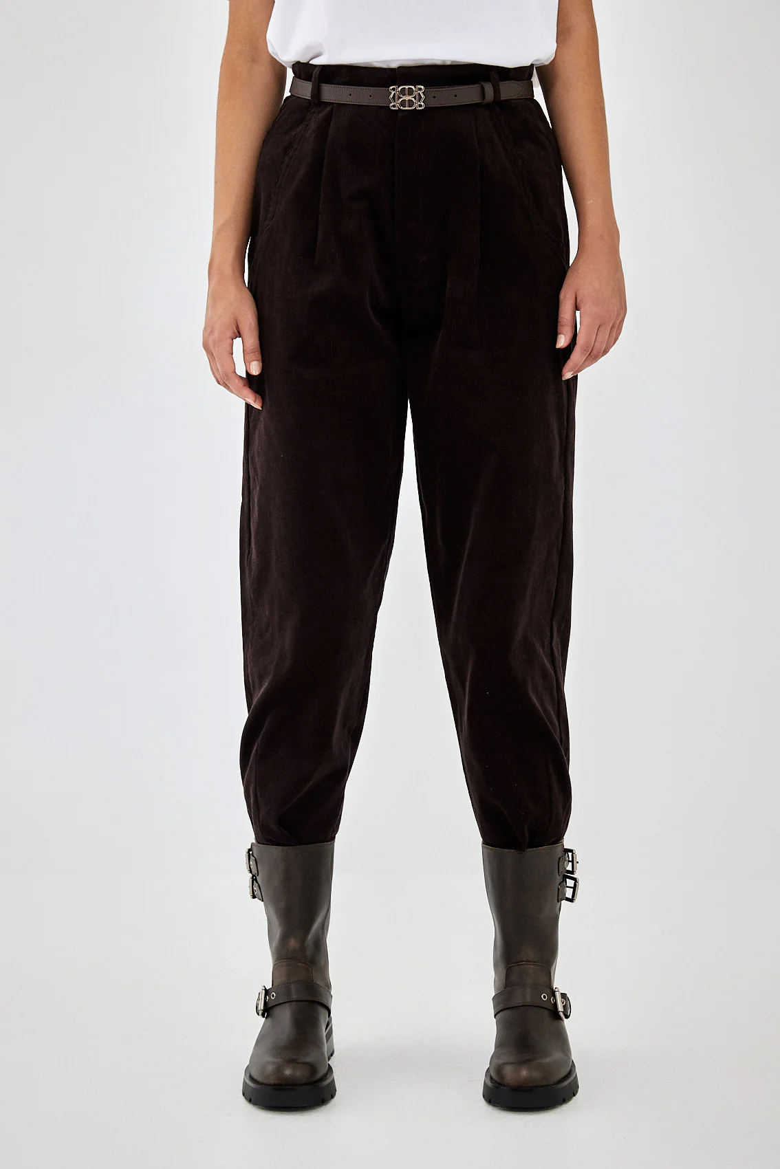 Corduroy Tapered Pants - Image 2
