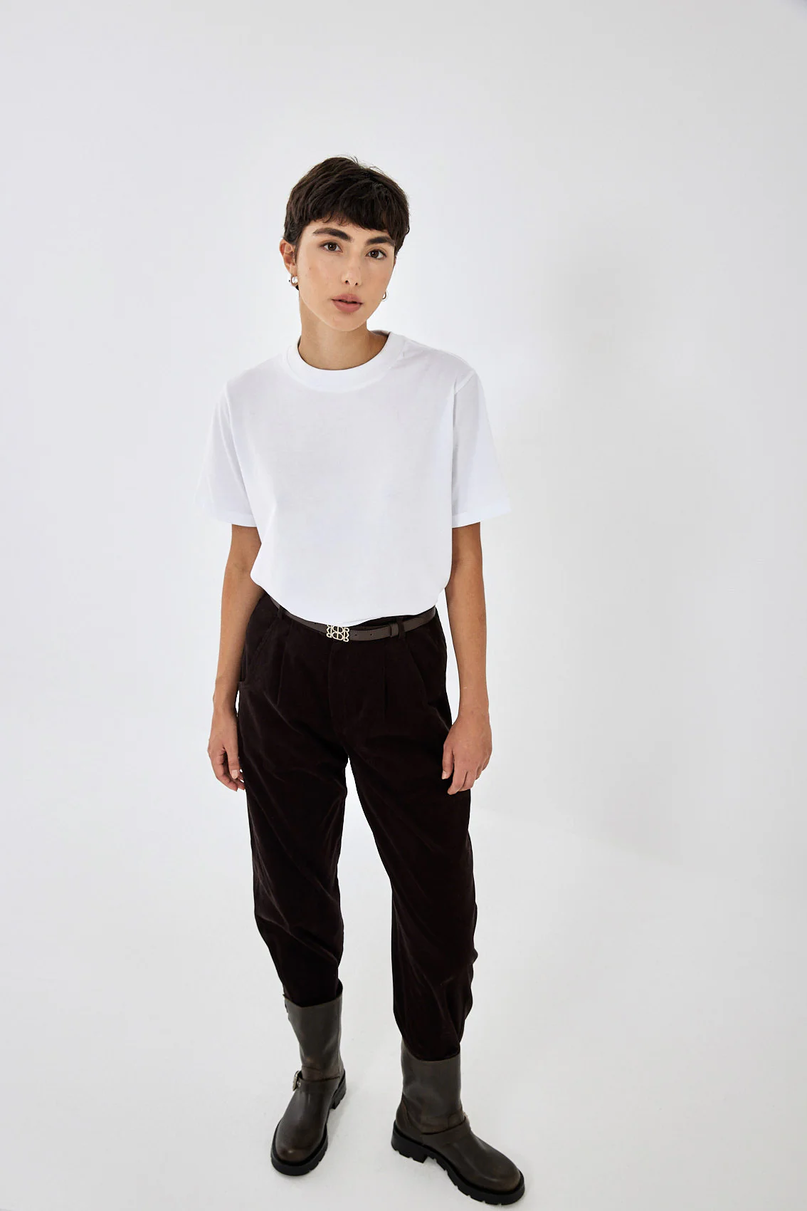 Corduroy Tapered Pants - Image 3