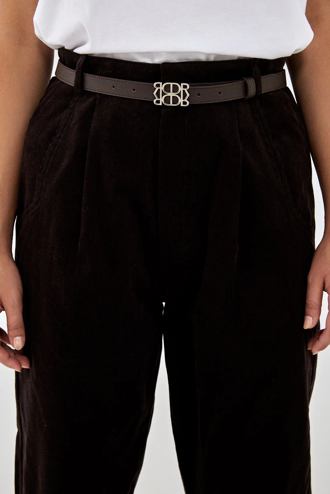 Corduroy Tapered Pants - Image 6